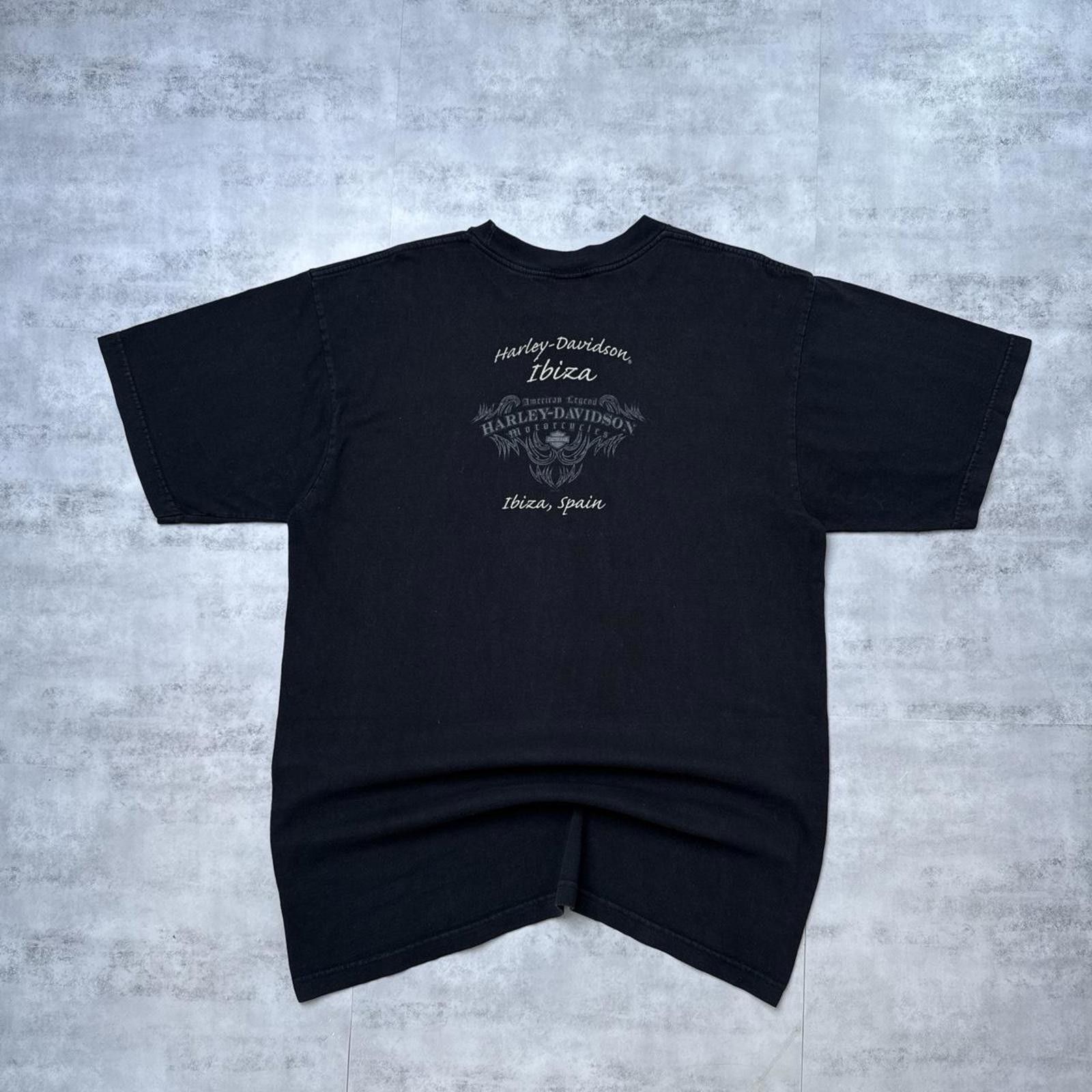 Harley Davidson Y2K Harley Davidson 00s Ibiza Spain Motorcycle T shirt Size US XL / EU 56 / 4 - 2 Thumbnail