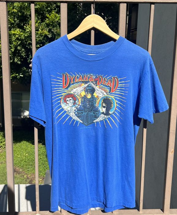 Vintage Vintage Bob Dylan and Grateful Dead 1987 Tour T-Shirt
