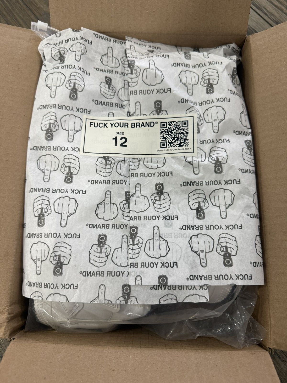 Designer 🖕🏻 FYB Fuck Your Brand FUCK OFF Custom AF1 CPFM Low Size 12 🖕🏻 Size US 12 / EU 45 - 12 Thumbnail