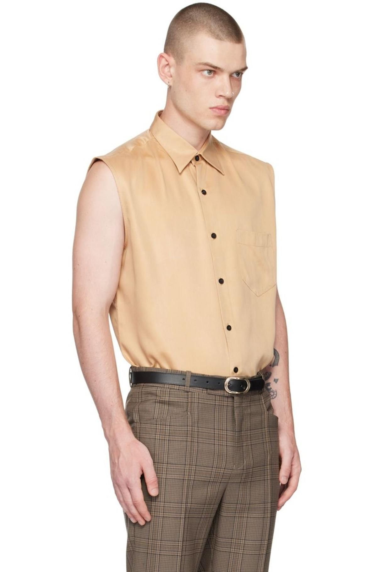 Ernest W. Baker BNWT SS23 ERNEST W. BAKER SLEEVELESS SHIRT 46 Size US S / EU 44-46 / 1 - 13 Thumbnail