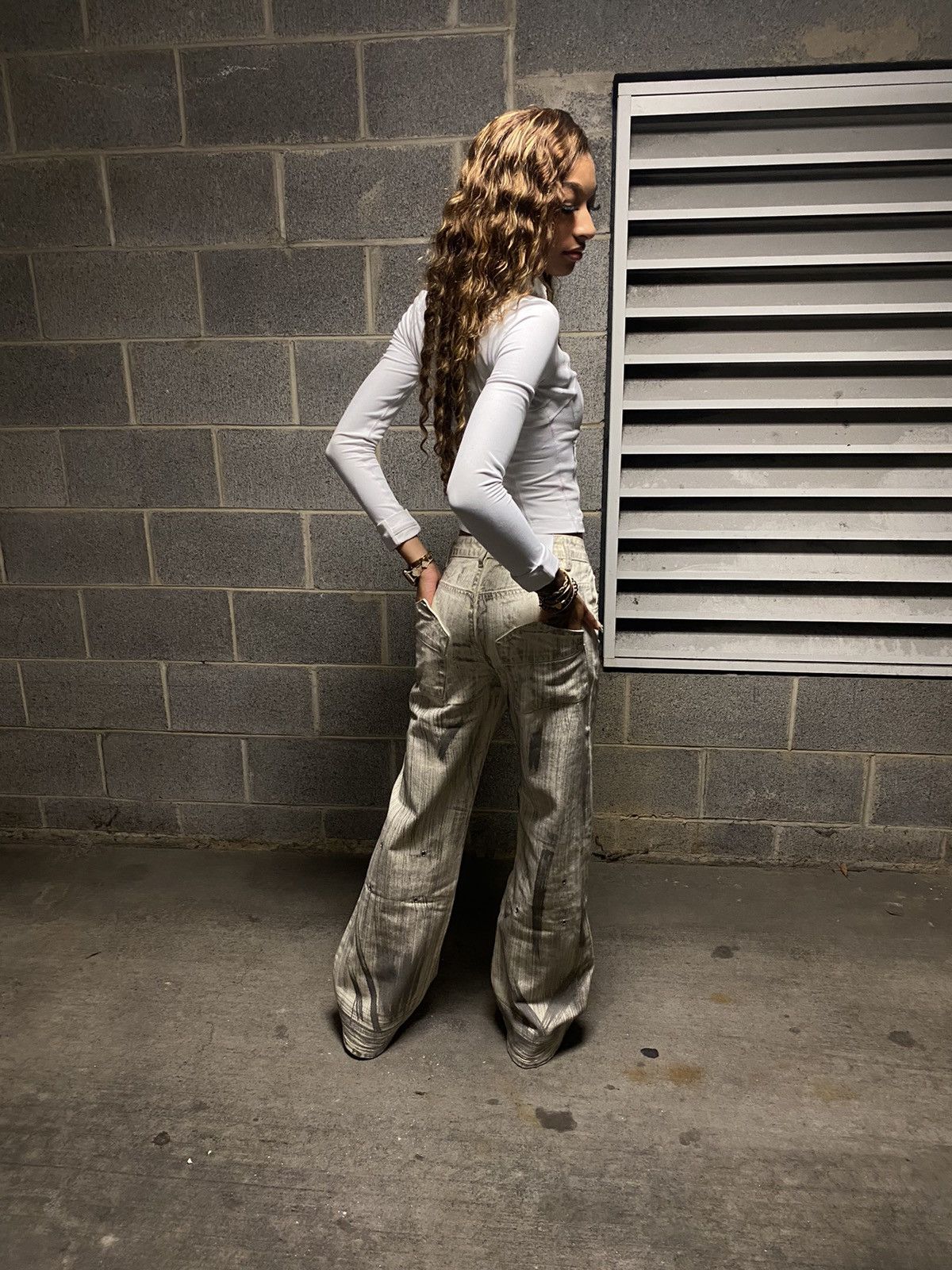 Designer Bey-Shan Denim Size 26" / US 2 / IT 38 - 3 Thumbnail