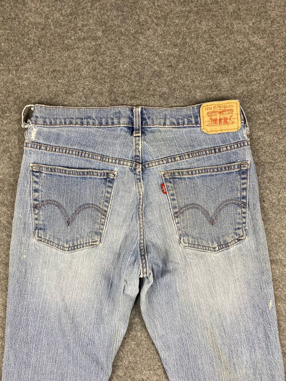 Levi's vintage levis 515 bootcut flare distressed denim Size 33" - 3 Thumbnail