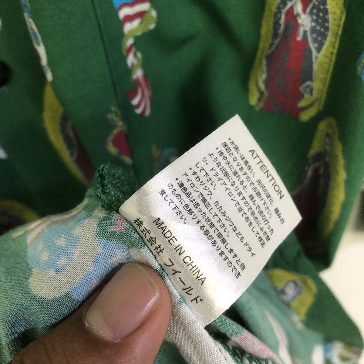 Japanese Brand CAVARIAA MEXICAN MOTIVE FULLPRINT OPEN COLLAR BUTTON SHIRT Size US L / EU 52-54 / 3 - 11 Thumbnail