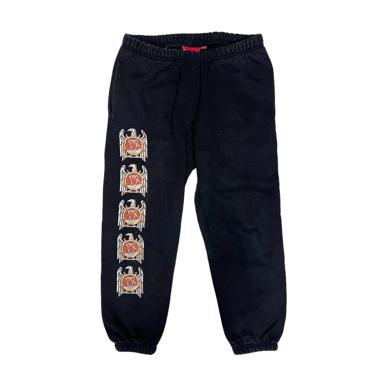 image of Supreme X Slayer Sweatpants in Black, Men's (Size 30)