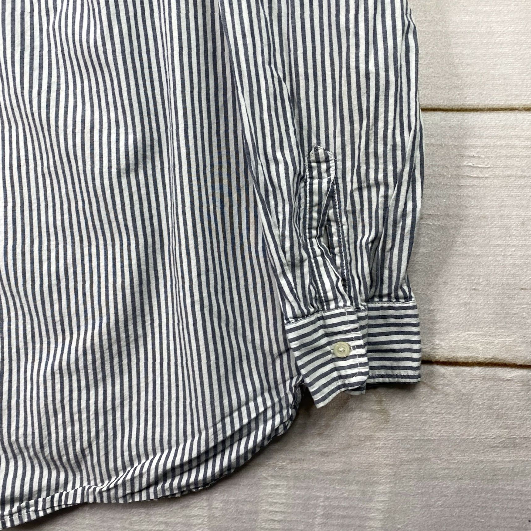 Old Navy Old Navy Tunic Shirt XL Blue Striped Casual Button-Up Women’s Shirt Size XL / US 12-14 / IT 48-50 - 2 Thumbnail