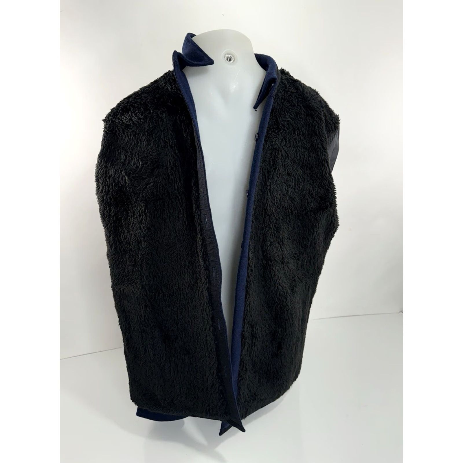 Nordstrom NORDSTROM Wool High Pile Sherpa Fur Lined Ranch Field Mens L Jacket MINT - Blue - L - Wool Blend - Fur Lining - Ranch Style - Jacket - Men Size US L / EU 52-54 / 3 - 6 Thumbnail