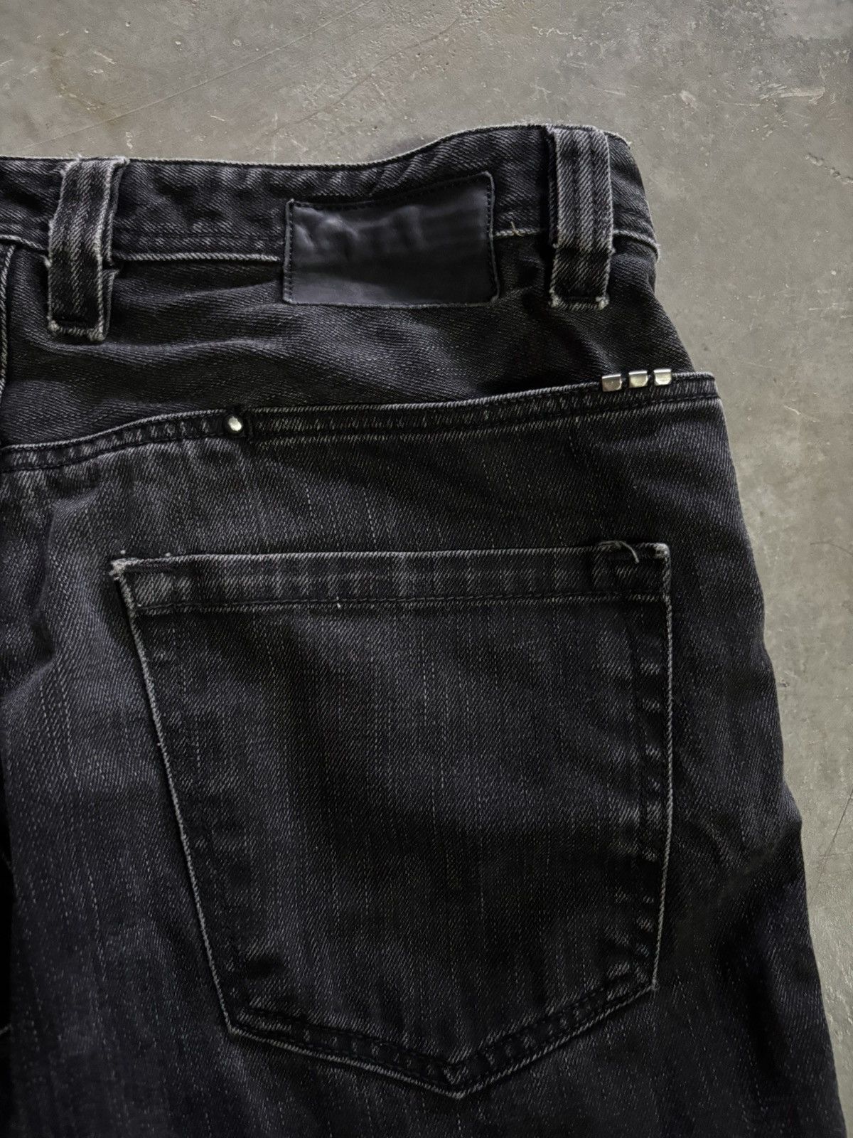 Diesel 2000s Diesel industry opium black jeans claw washed faded Size US 34 / EU 50 - 15 Thumbnail