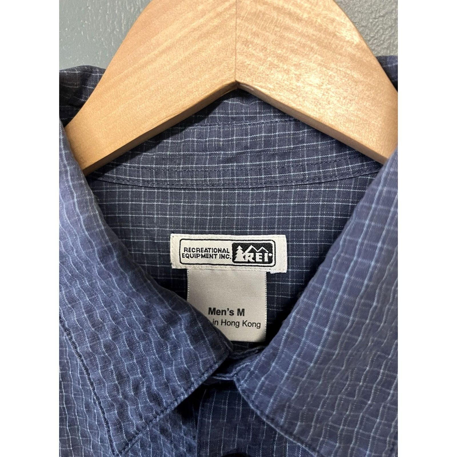 Vintage REI Mens Blue Short Sleeve Button Up Single Pocket Shirt M Size US M / EU 48-50 / 2 - 3 Thumbnail