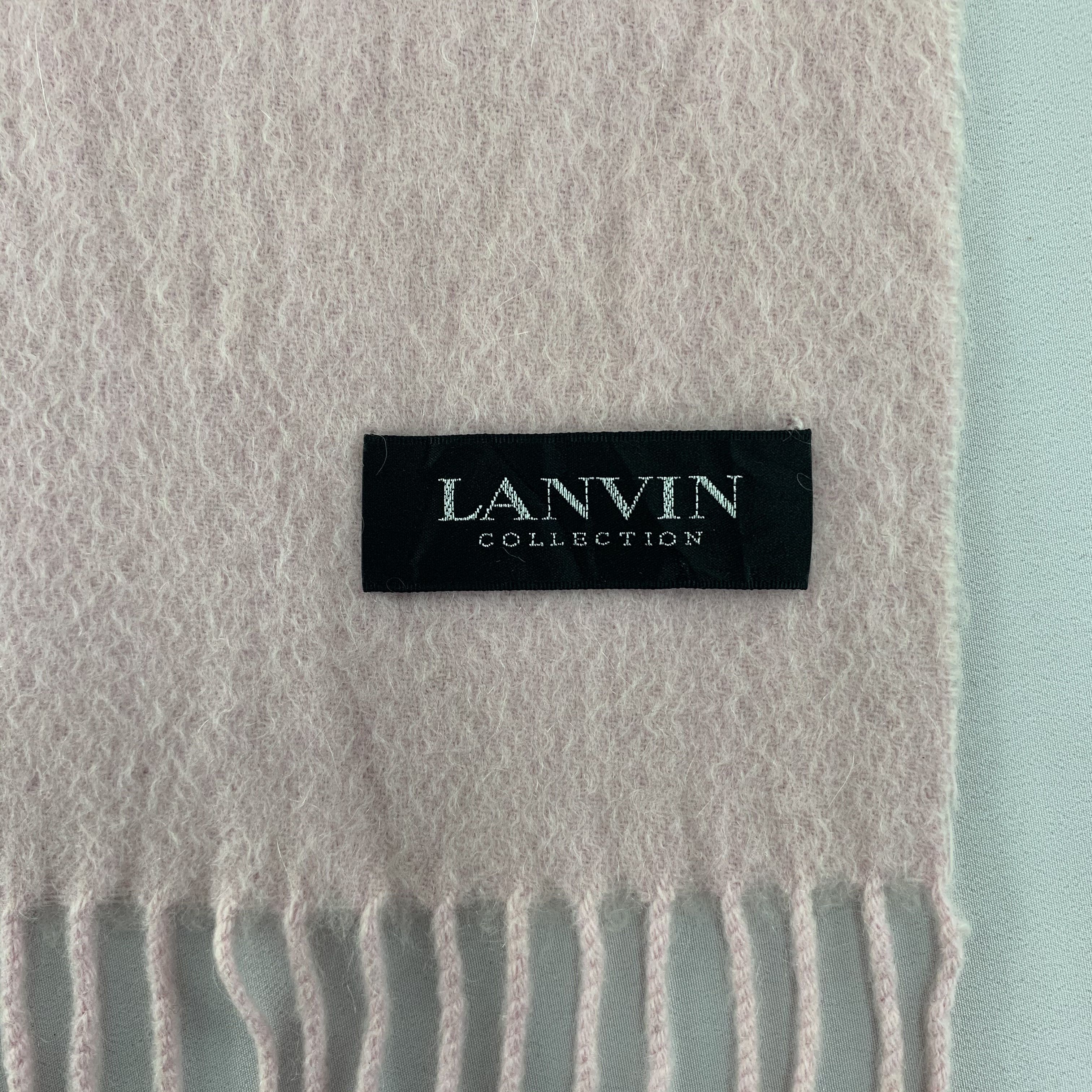 Lanvin Lanvin Scarf Cashmere Muffler Neck Wrap BL5096 Size ONE SIZE - 3 Thumbnail