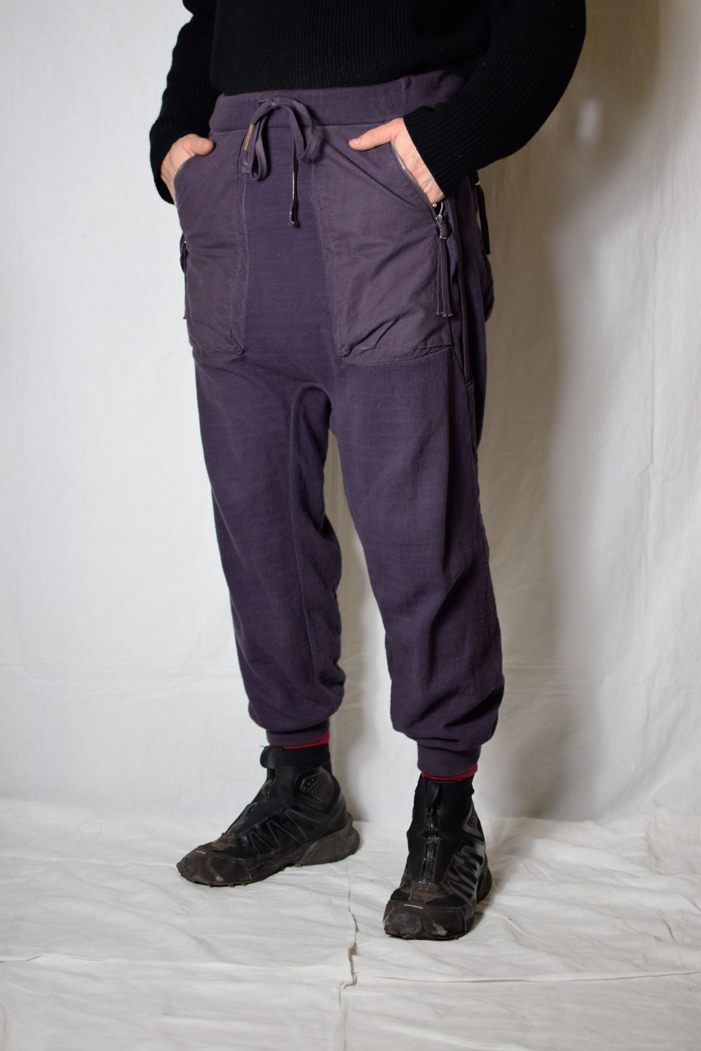 Boris Bidjan Saberi FINAL DROP - BBS Purple Track Pants Size US 30 / EU 46 - 1 Thumbnail