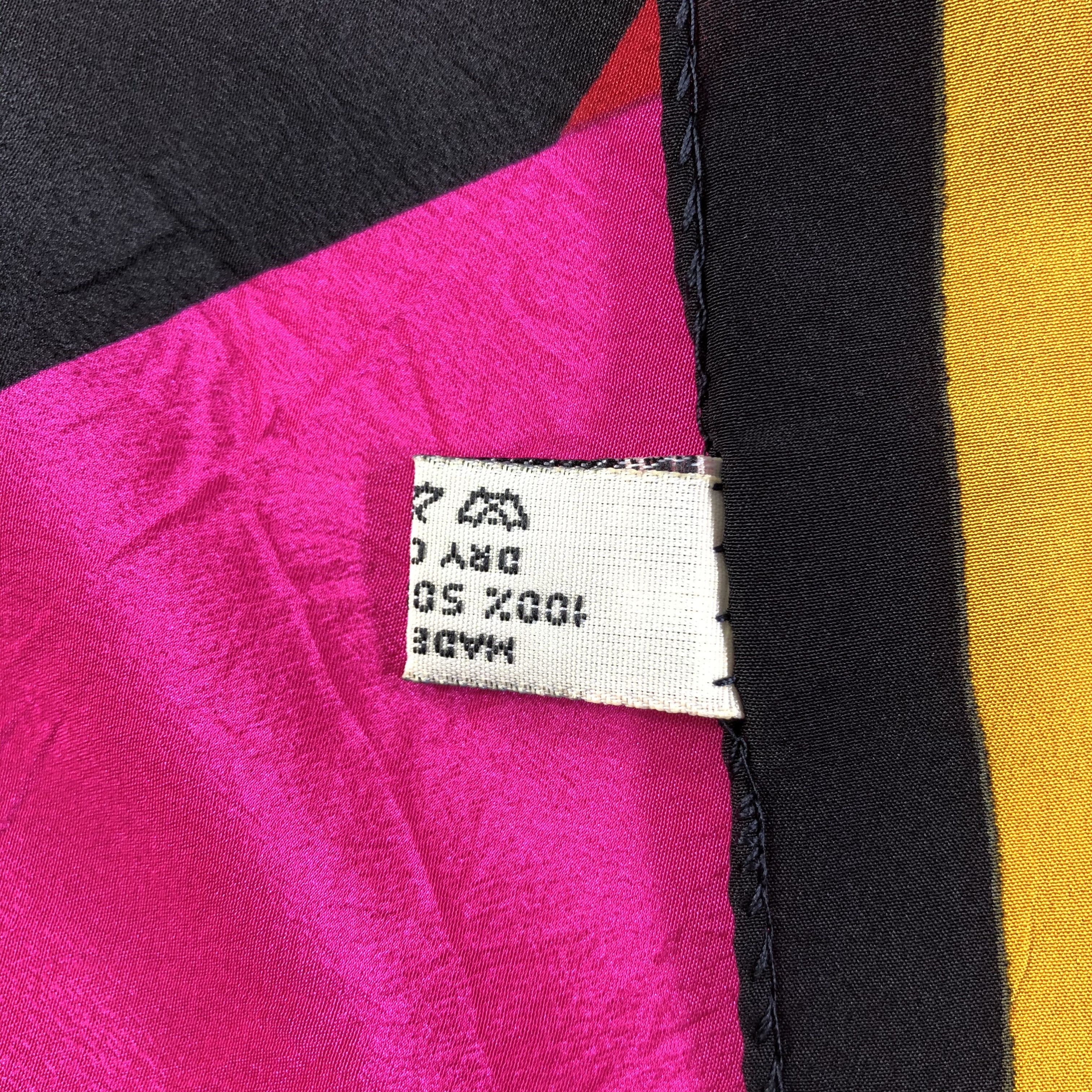 Vintage Vintage Marc Rozier Silk Scarf Size ONE SIZE - 5 Thumbnail
