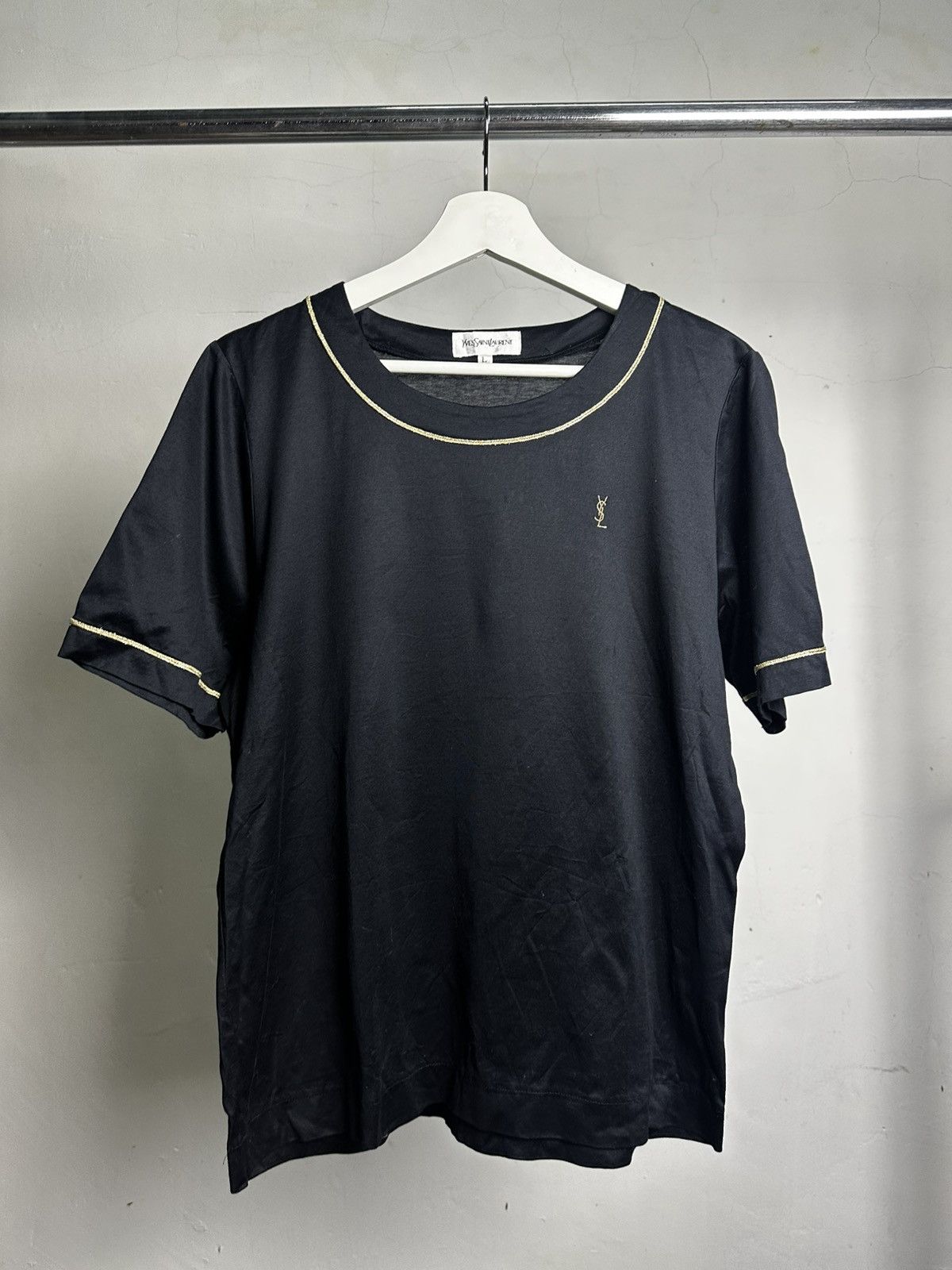 Yves Saint Laurent Yves Saint Lauren Golden Stitch tshirt Size US M / EU 48-50 / 2 - 1 Thumbnail