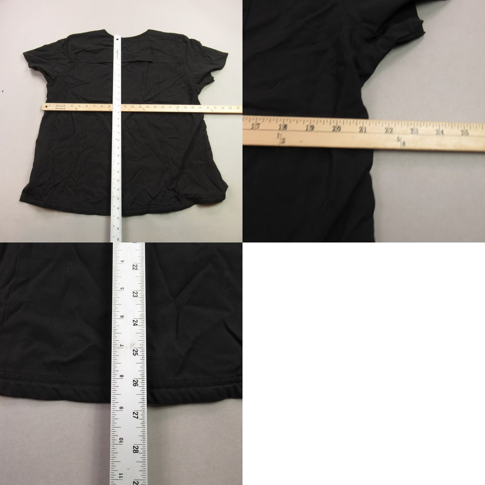 Carhartt Carhartt Womens Scrub Shirt Short Sleeve XL Black Pockets Modern Fit Size XL / US 12-14 / IT 48-50 - 8 Thumbnail
