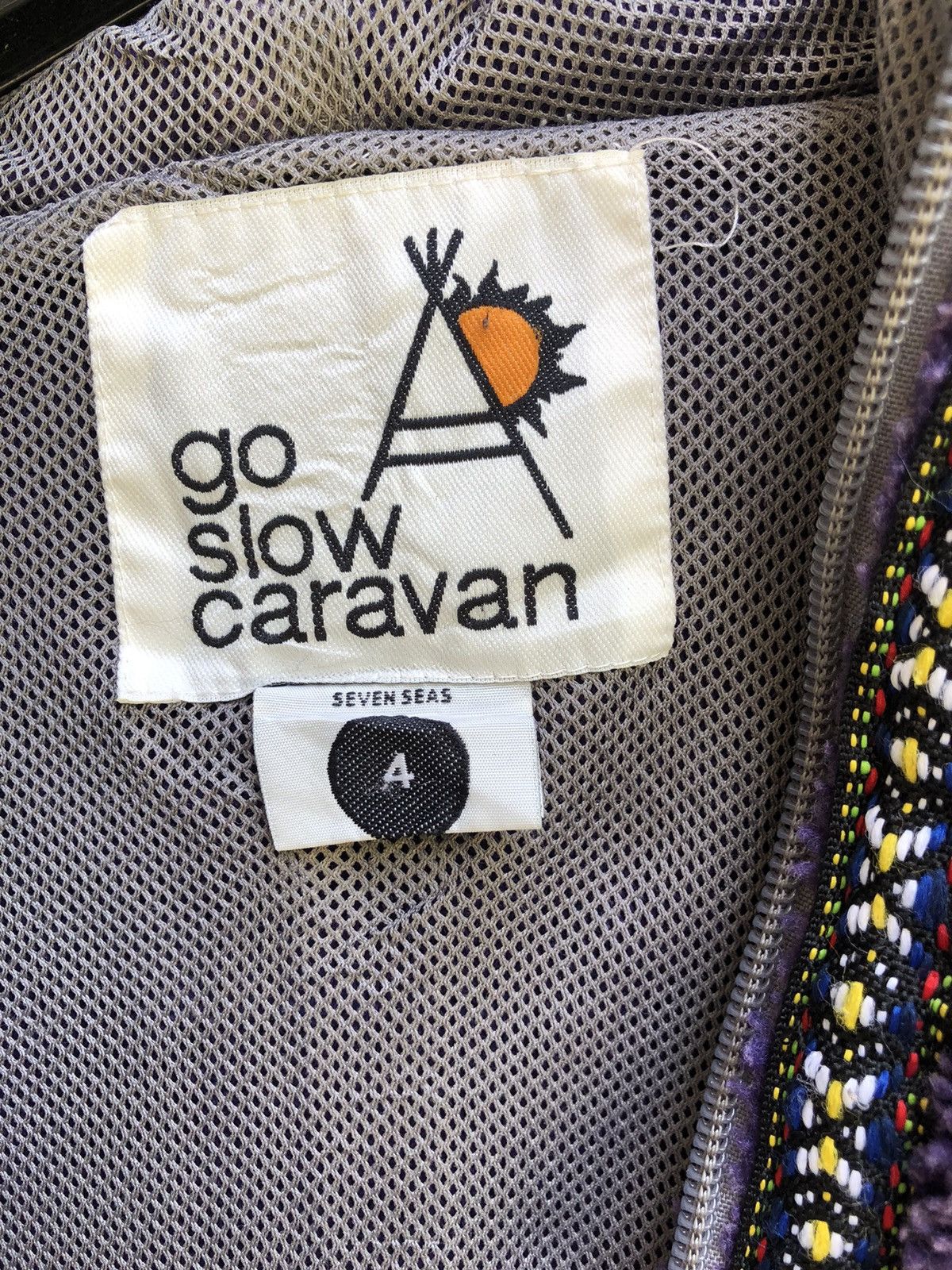 go slow caravan GO SLOW CARAVAN FULL ZIPPER HOODIE FLEECE Size US M / EU 48-50 / 2 - 8 Thumbnail