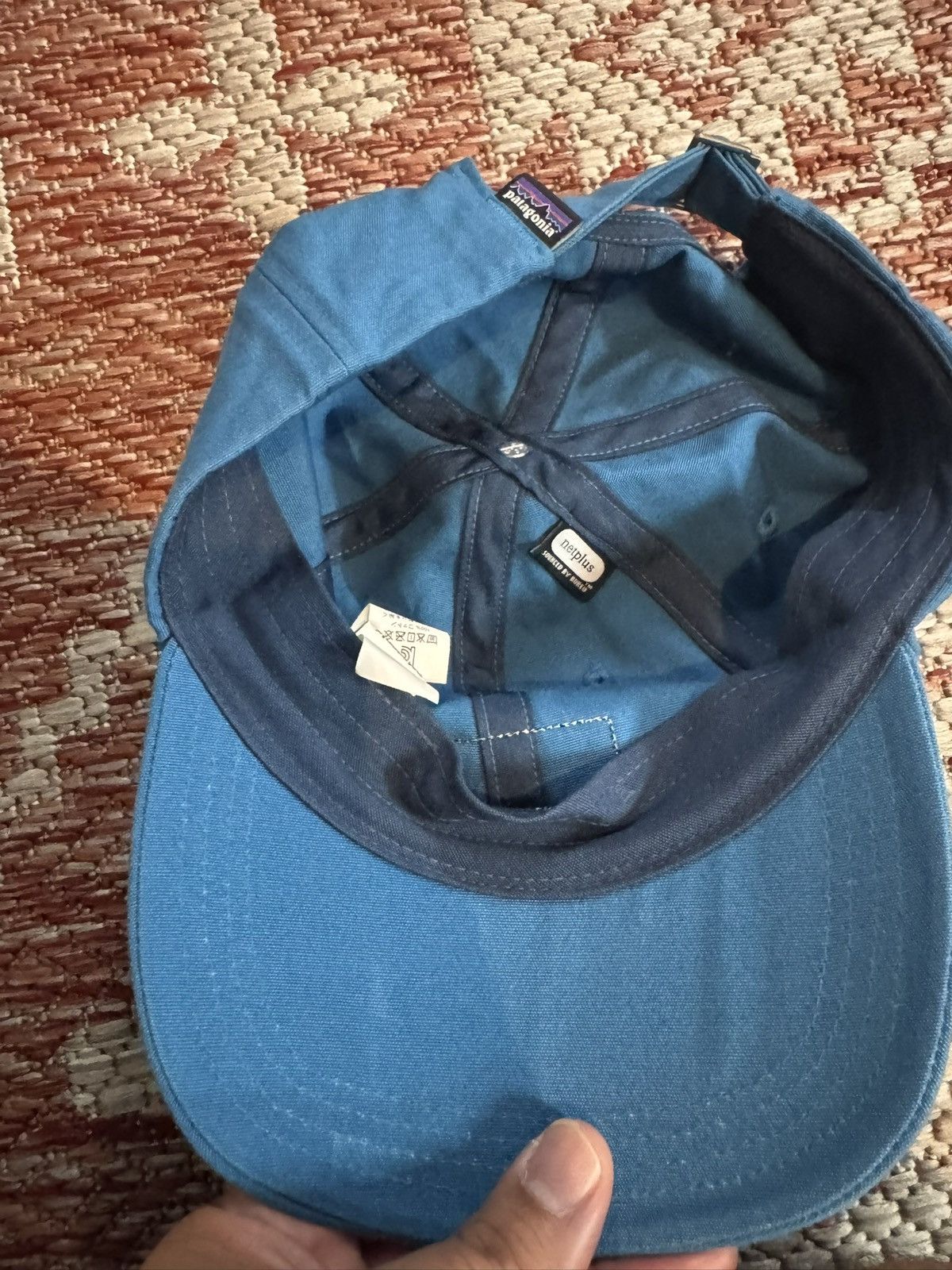 Patagonia Patagonia Bright Blue Strap Back Hiking Trail Size ONE SIZE - 4 Thumbnail