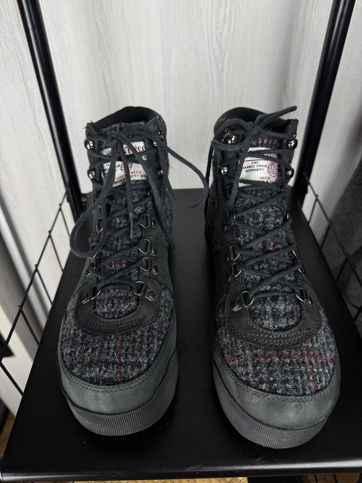 The North Face THE NORTH FACE x Harris Tweed Back to Berkeley Black Boots Size US 8.5 / EU 41-42 - 7 Thumbnail