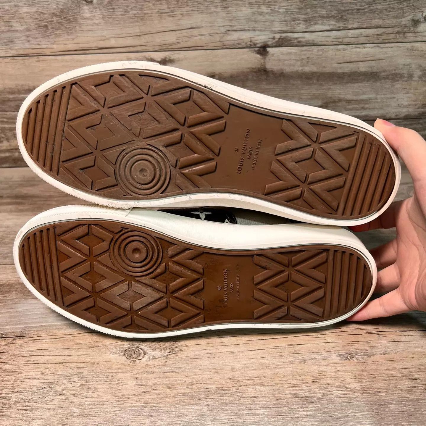 Louis Vuitton LV Trocadero Monogram White Brown Sneaker UK7 Size US 8 / EU 41 - 6 Thumbnail