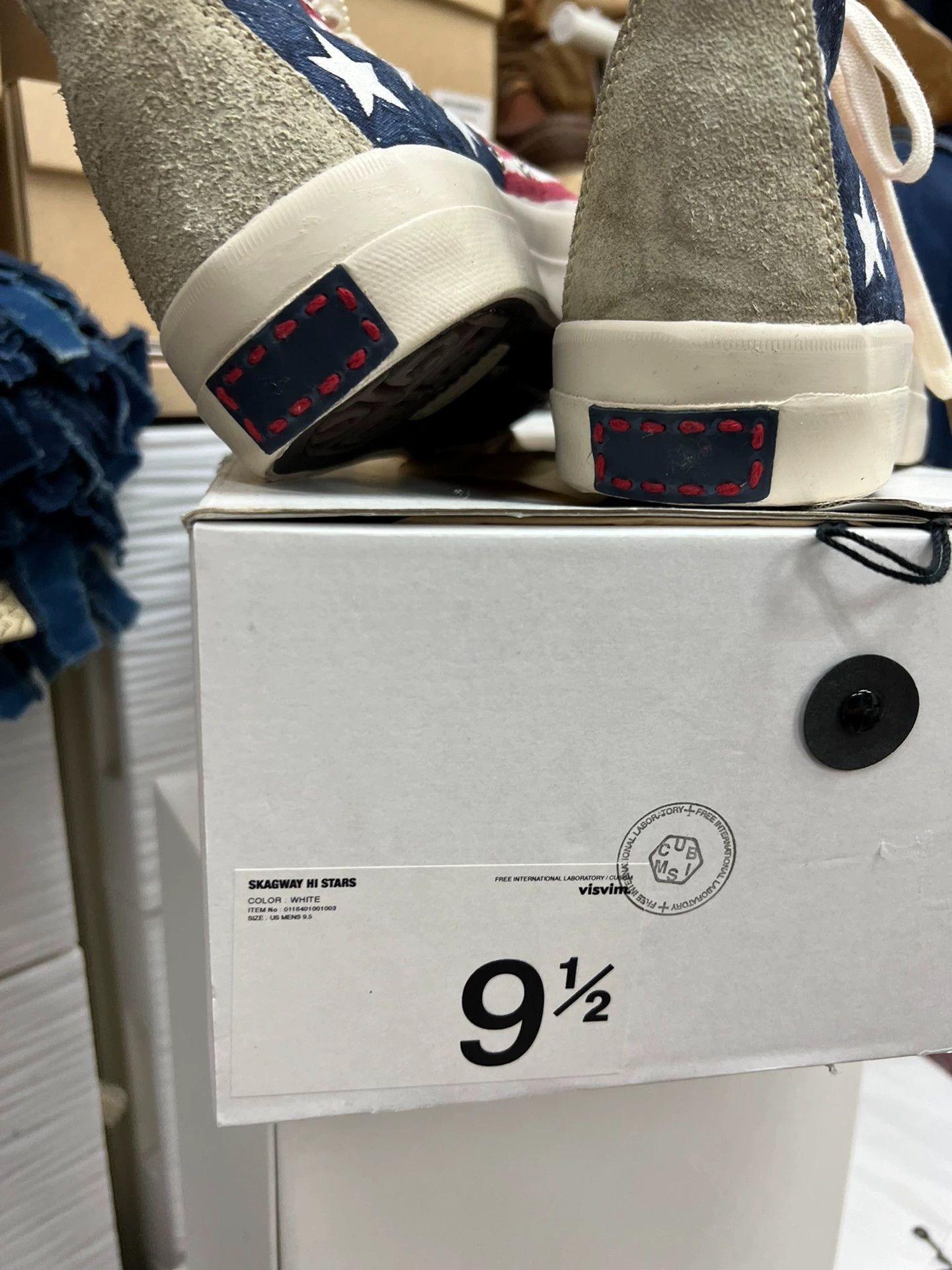 Visvim Visvim Skagway Hi Stars Men's White M9.5 Size US 9.5 / EU 42-43 - 7 Thumbnail