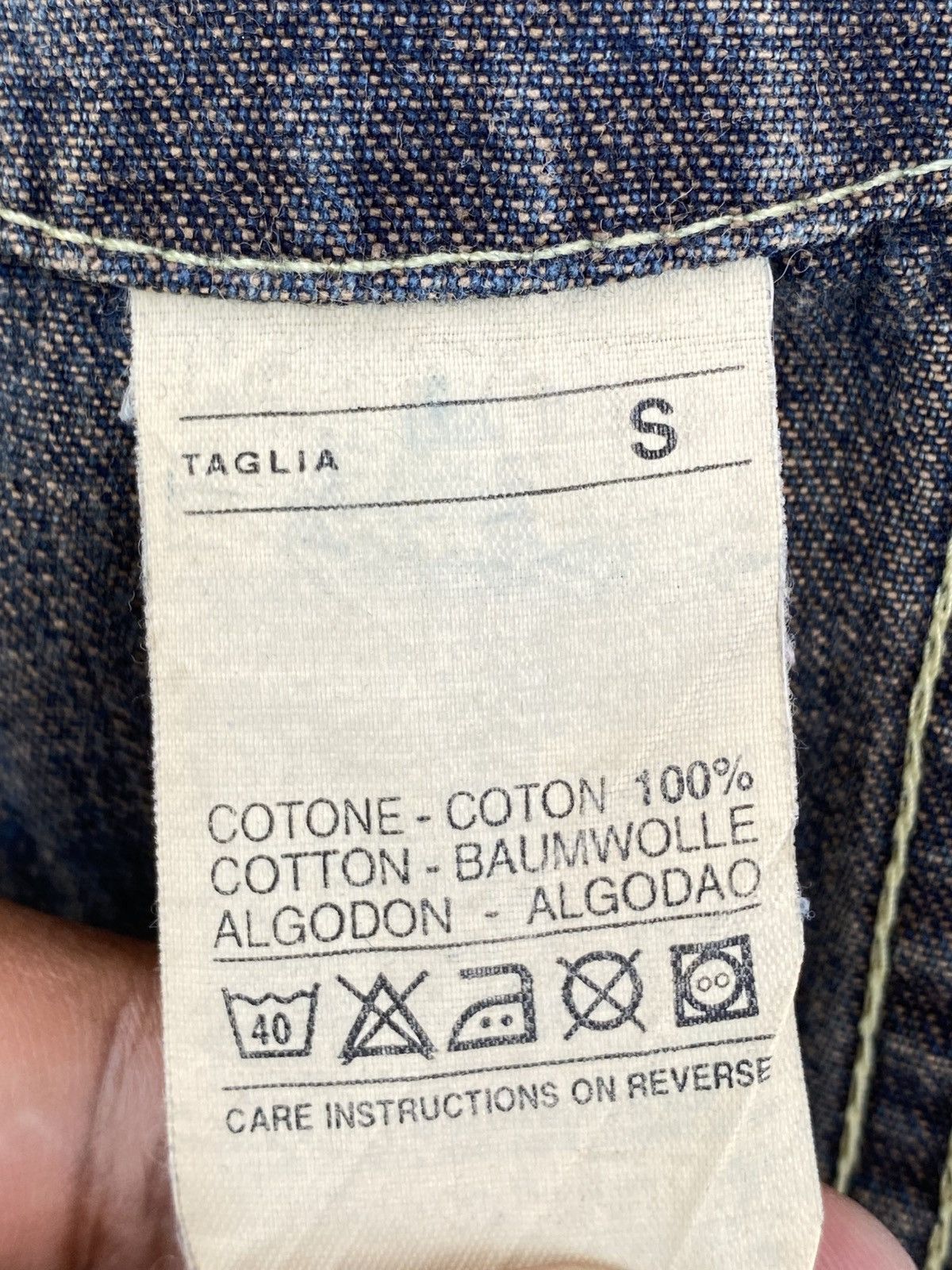 United Colors Of Benetton United Colors of Benetton Denim Jacket Size S / US 4 / IT 40 - 13 Thumbnail