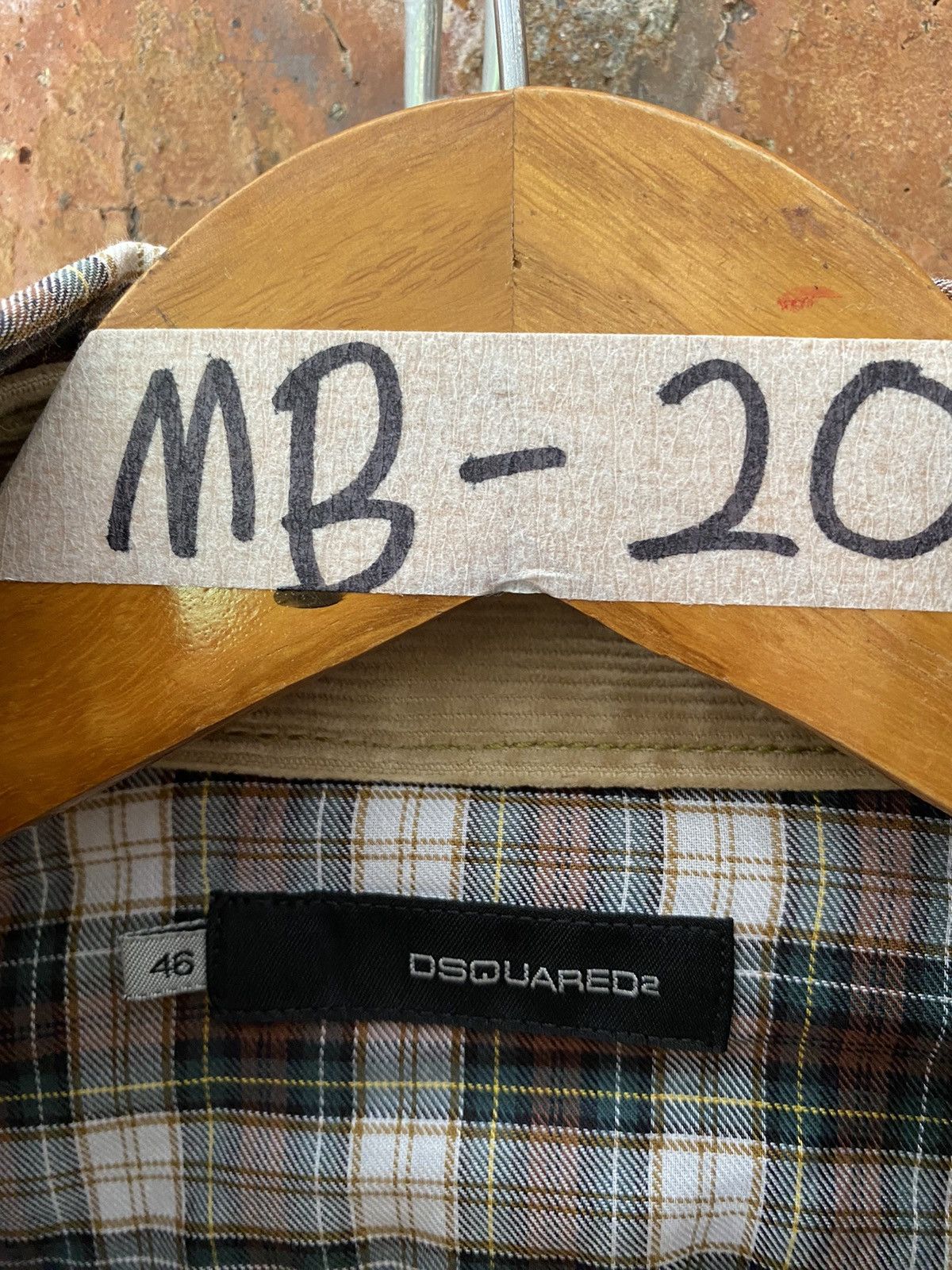 Dsquared2 AW04 Hand stitch Patch flannel Size US M / EU 48-50 / 2 - 16 Thumbnail