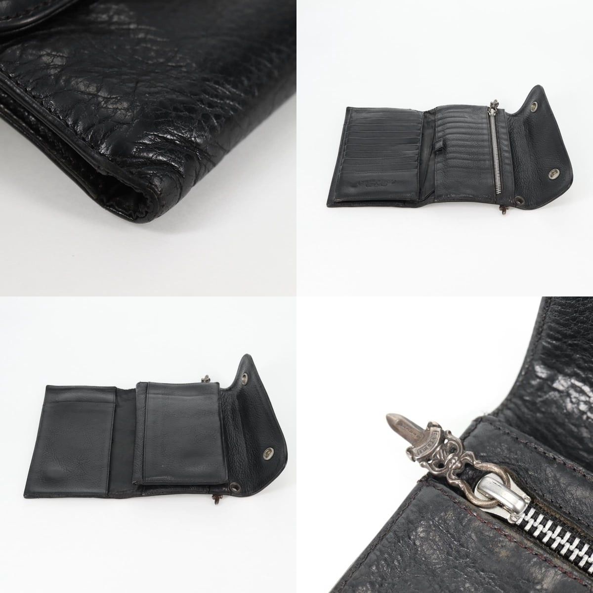 Chrome Hearts Chrome Hearts Wave Cross Ball Long Wallet Size ONE SIZE - 4 Thumbnail