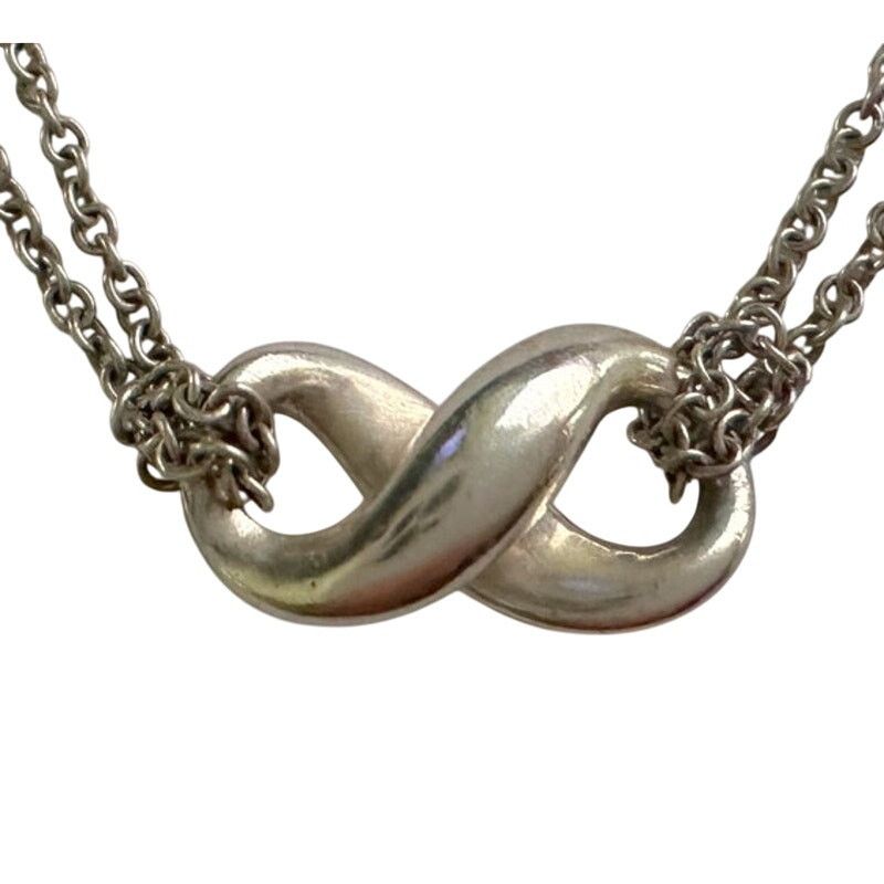 Tiffany & Co. Tiffany & Co Infinity Double Chain Pendant and Necklace Size ONE SIZE - 2 Thumbnail
