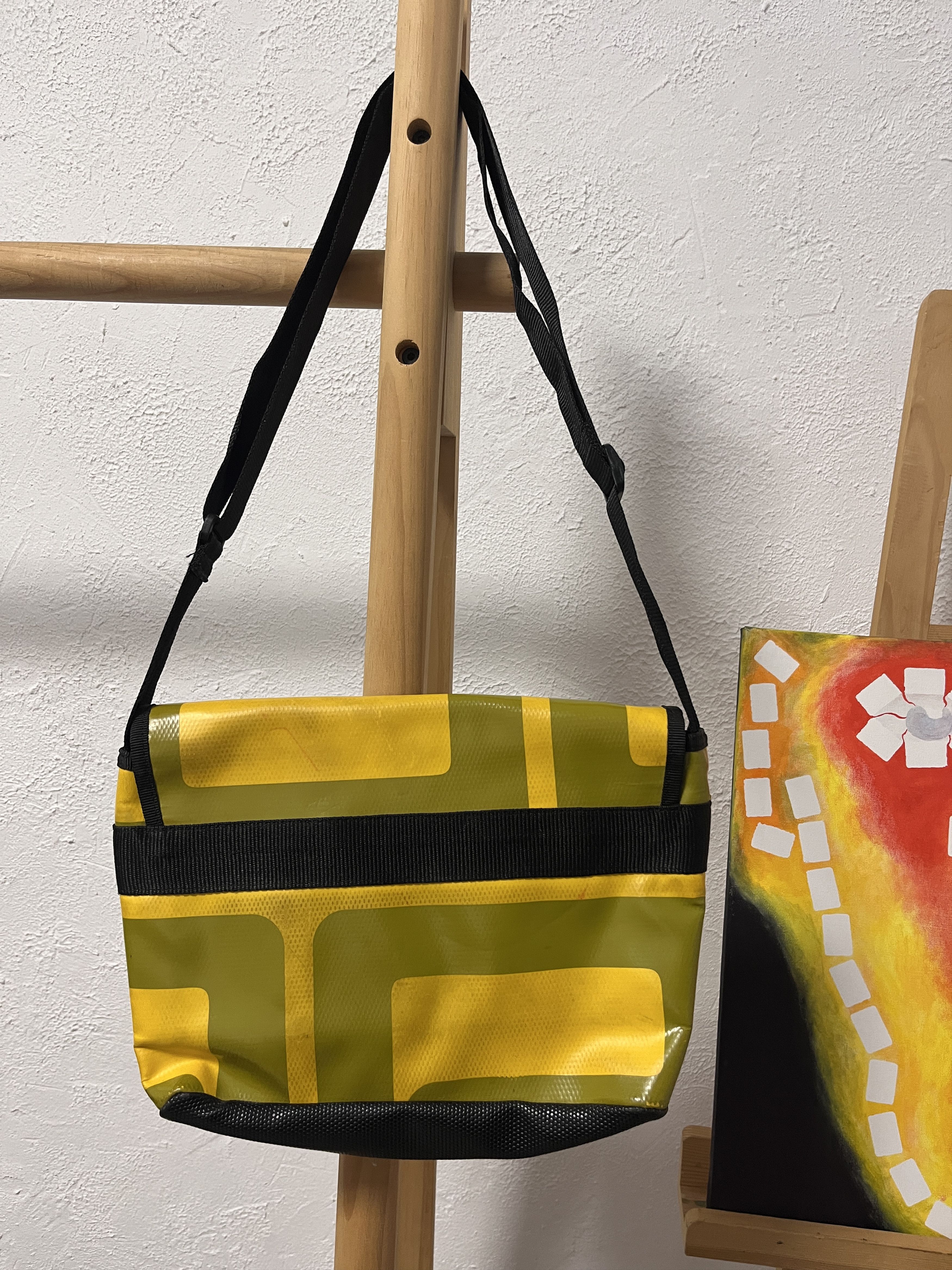Handmade 1/1 RECYCLED CROSSBODY BAG - № 6126 Size ONE SIZE - 5 Thumbnail