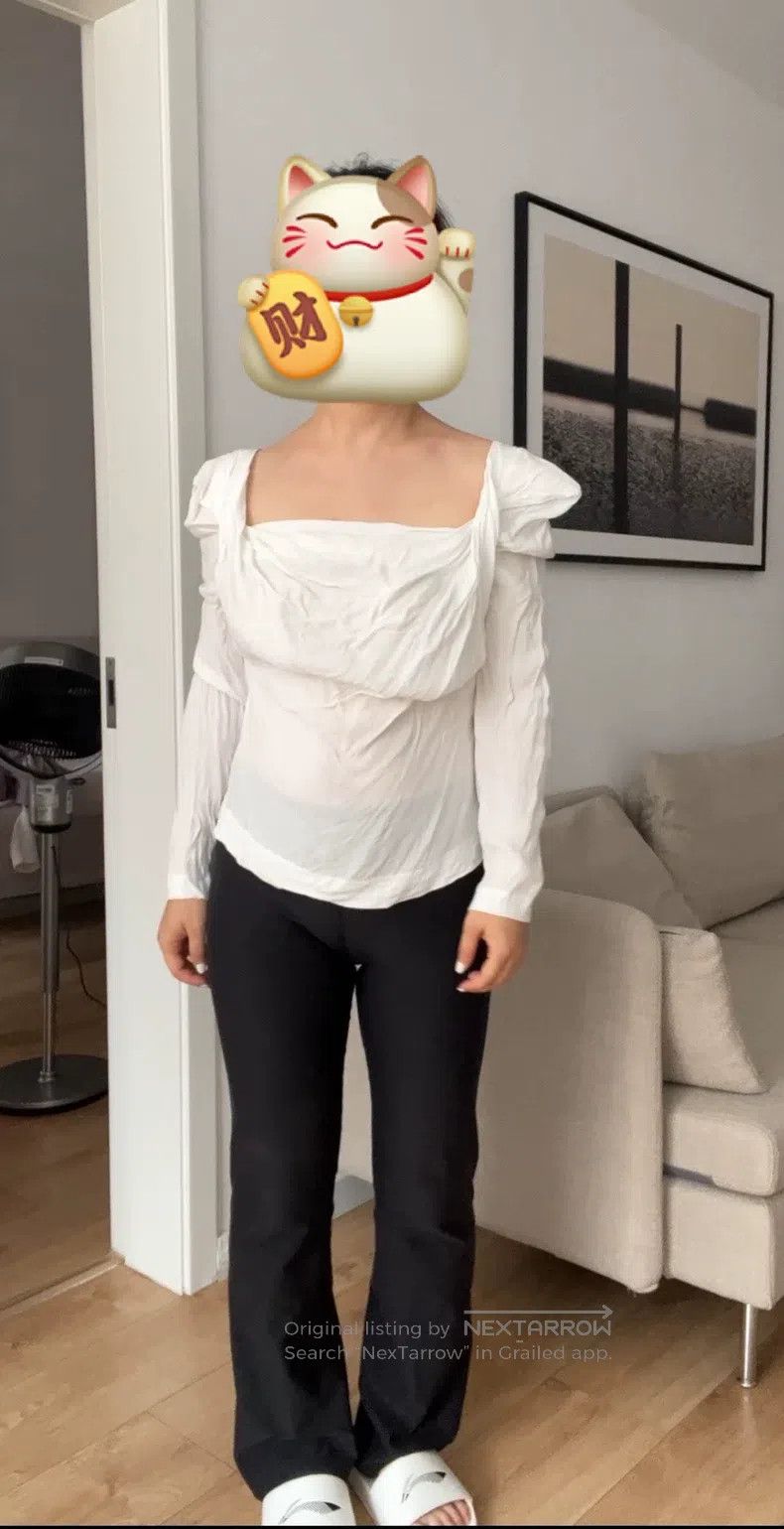 Vivienne Westwood Vivienne Westwood Dip Hem White Long Sleeve Size S / US 4 / IT 40 - 2 Thumbnail