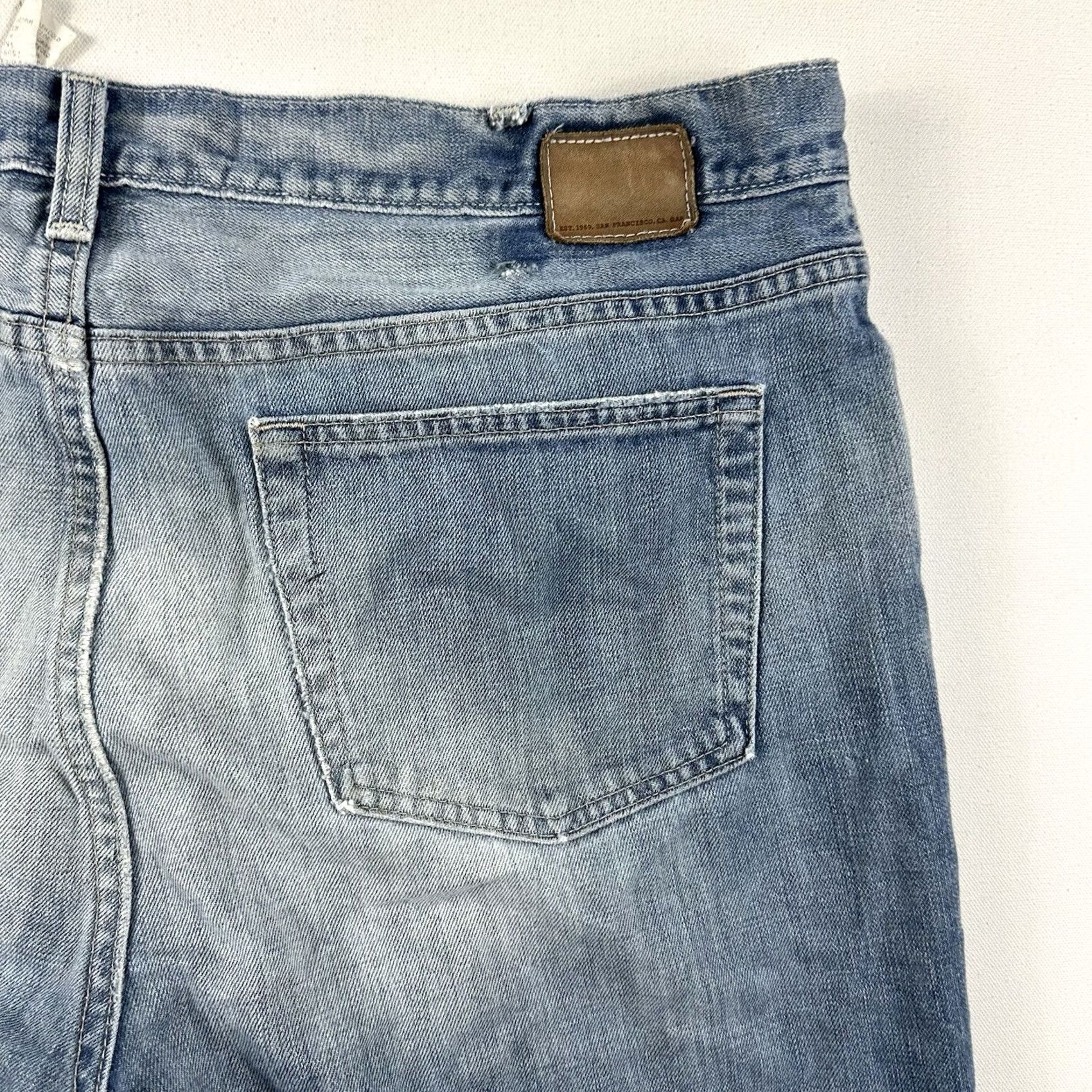 Gap VINTAGE Gap Jeans Men 40x28 Mid Relaxed Boot Fit 100% Cotton Light Wash Size US 40 / EU 56 - 5 Thumbnail