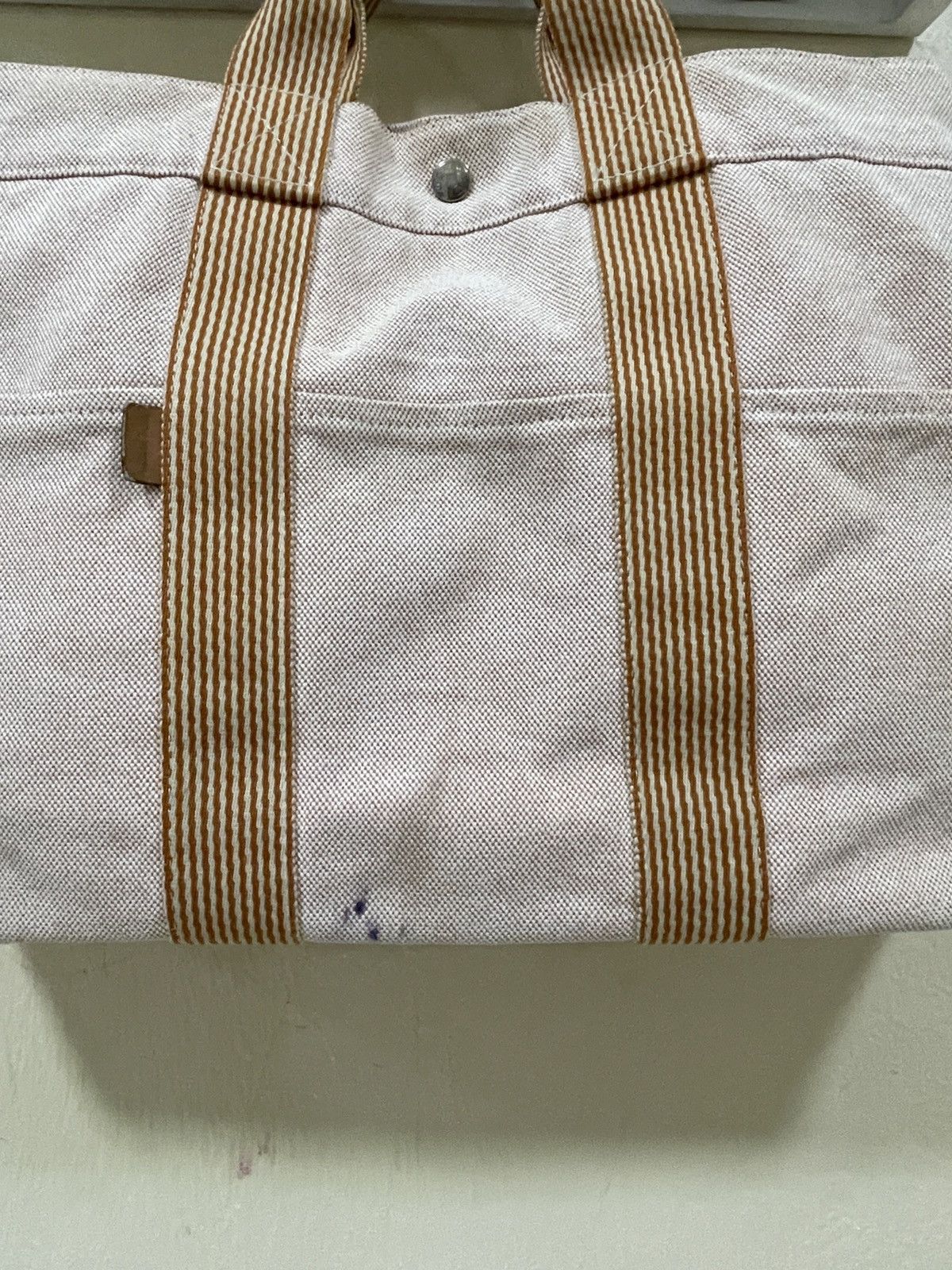 Hermes Hermes New Fool Toe MM Tote Bag Hand Orange Size ONE SIZE - 10 Thumbnail