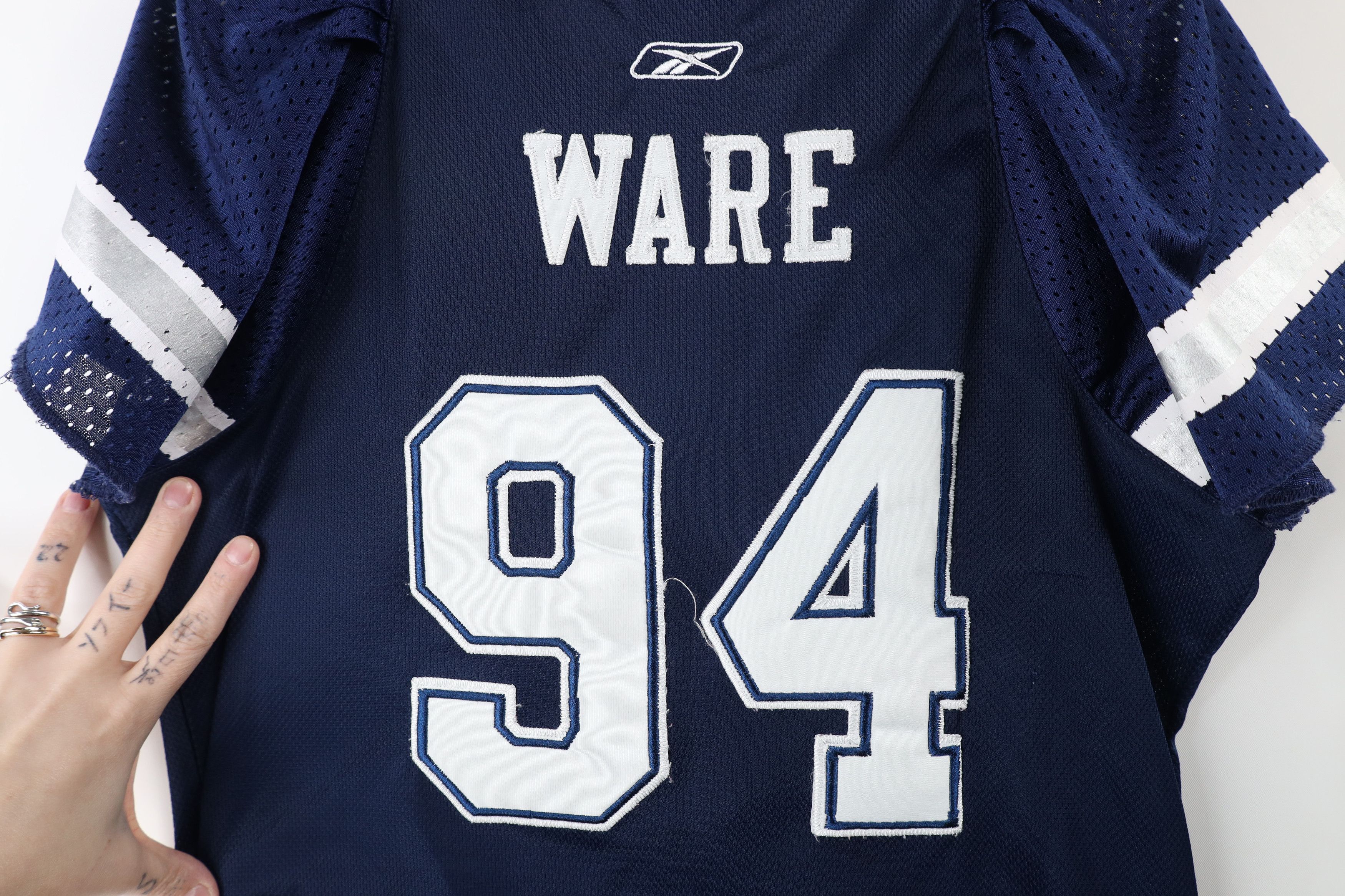 Reebok × Vintage Vintage Reebok Ware Dallas Cowboys Football Jersey Blue Size L / US 10 / IT 46 - 14 Thumbnail