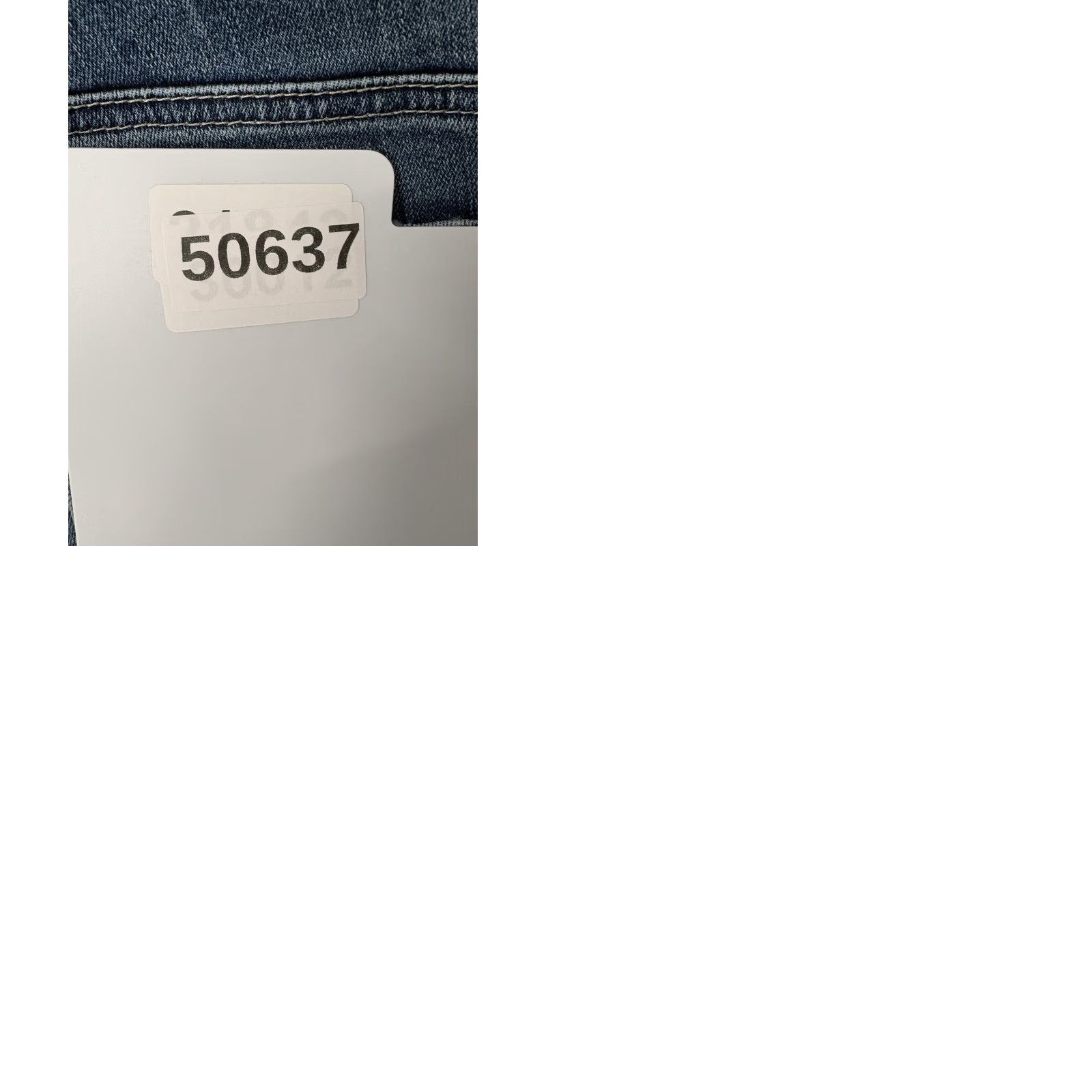 Vintage AG Adriano Goldschmied Mari High Rise Straight Jeans Womens 28 Blue Distressed Jeans Women Straight 28 Blue Distressed Size 28" / US 6 / IT 42 - 9 Thumbnail