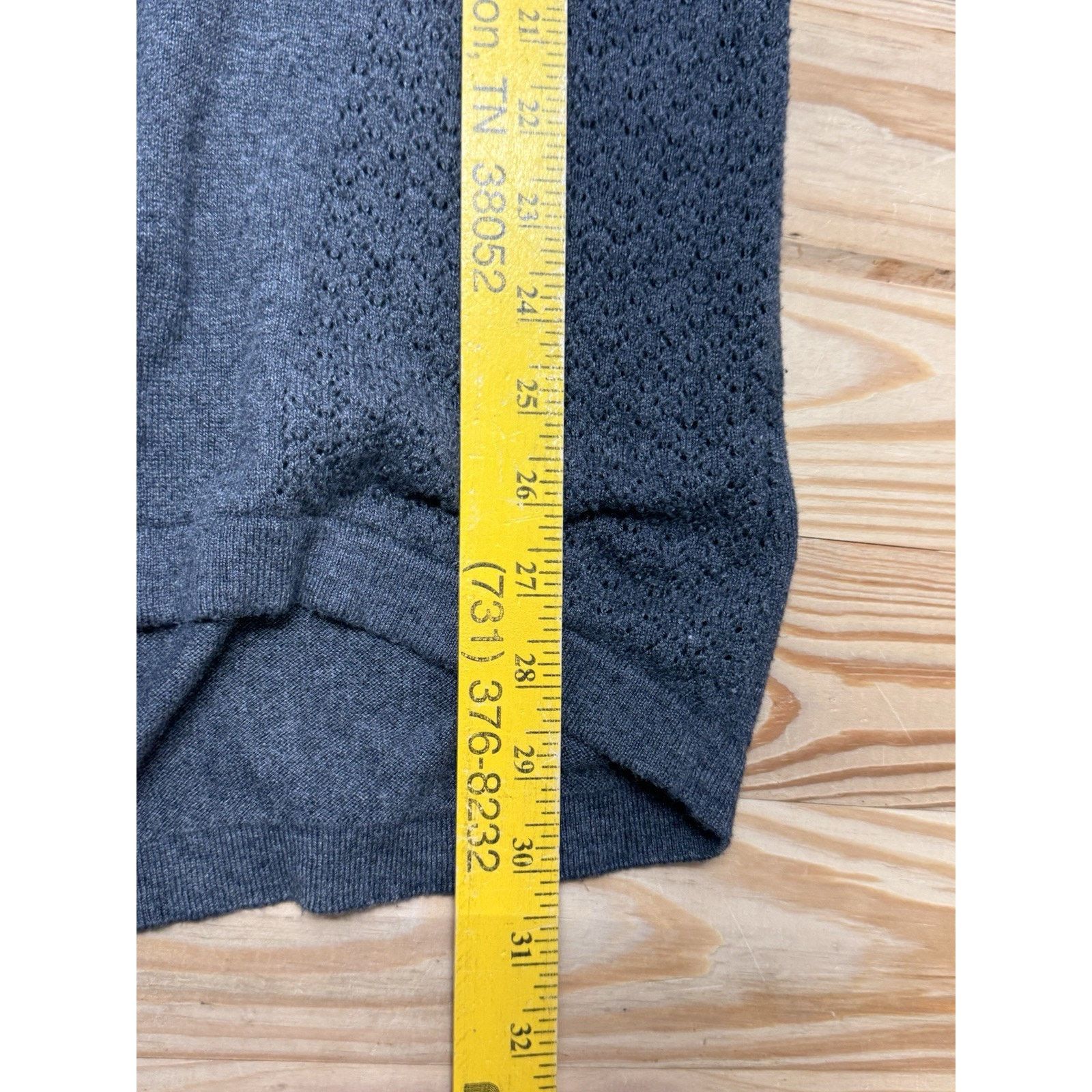 Other NEW DIRECTIONS Womens M Grey Black Striped Longsleeve Blouse Size M / US 6-8 / IT 42-44 - 6 Thumbnail