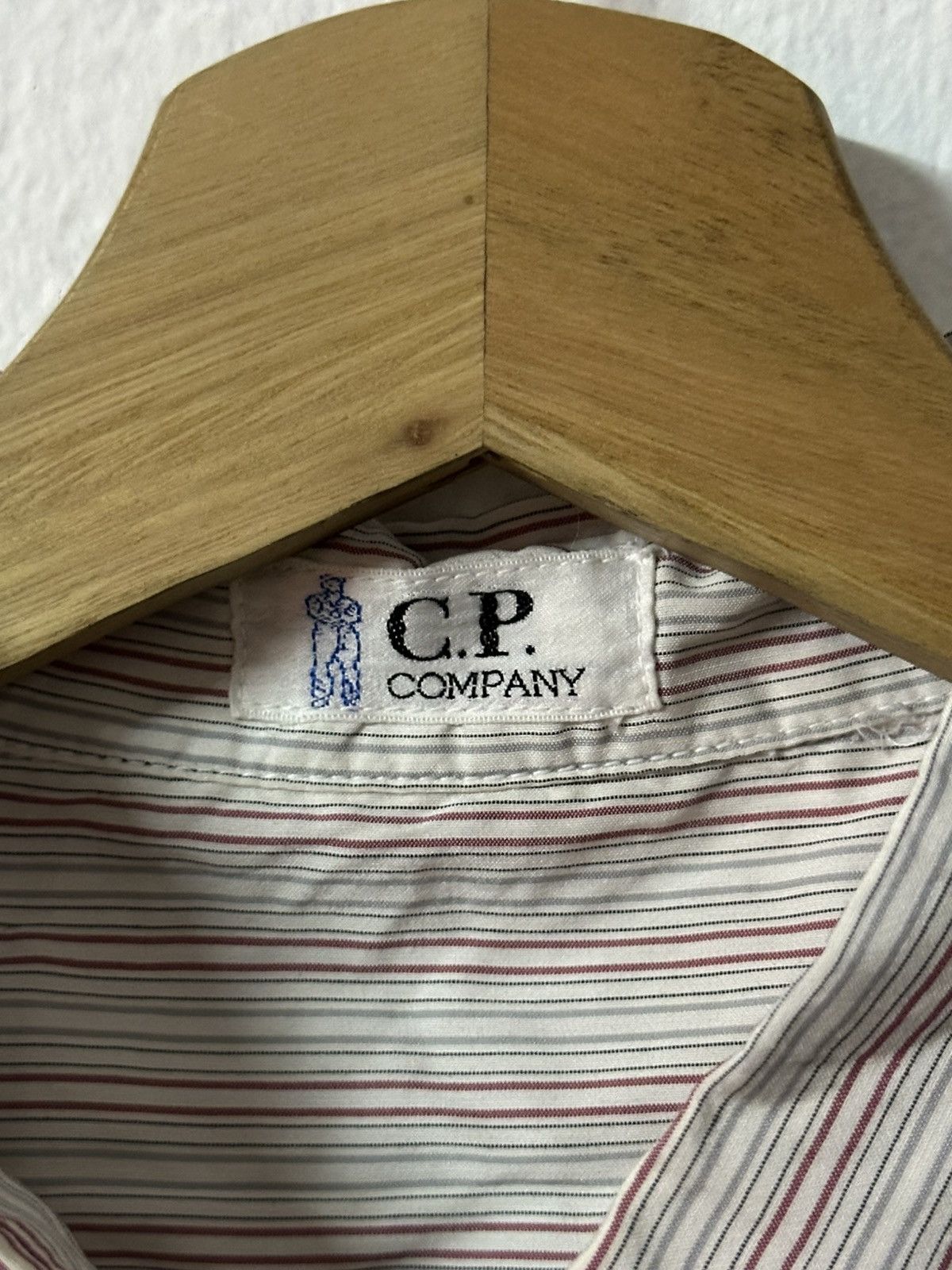 C.P. Company × Massimo Osti S/S 2003 C.P Company Logo Pocket Stripes Button-up Shirt Size US M / EU 48-50 / 2 - 5 Thumbnail