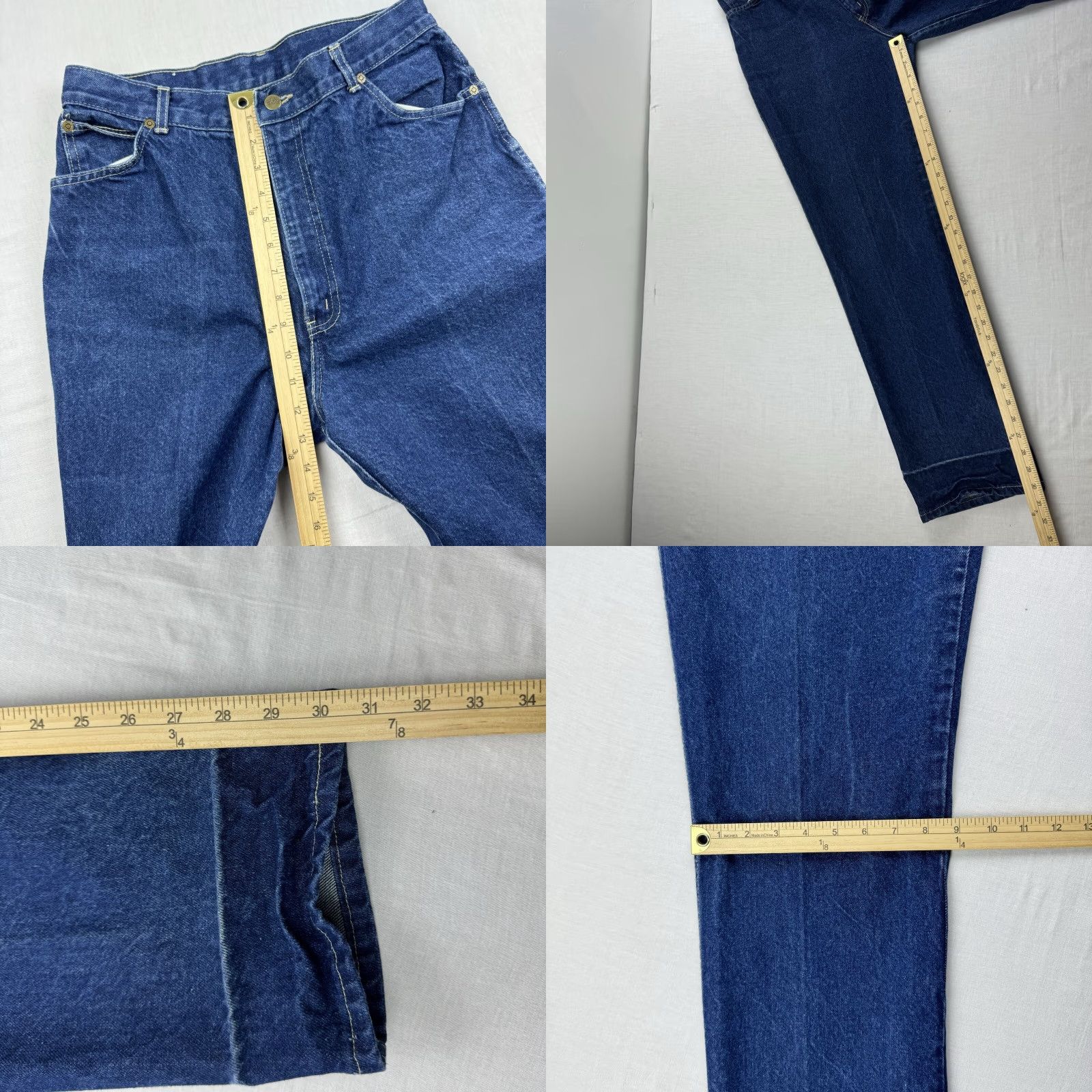 Vintage VINTAGE CHIC Jeans Womens 16 Blue High Waist Mom Jeans Made In USA Y2K Size 38" / US 16 / IT 52 - 8 Thumbnail