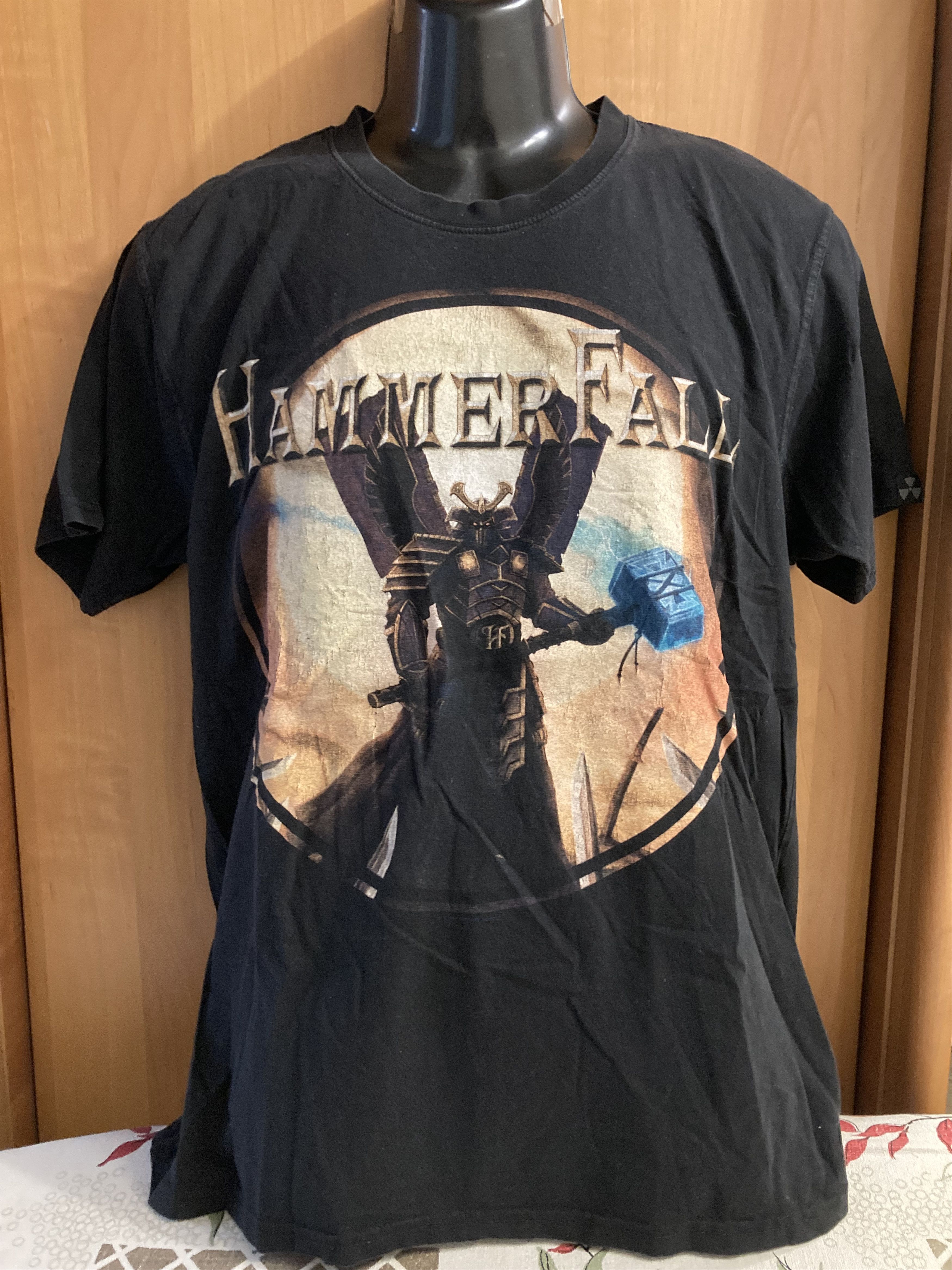 Band Tees × Vintage HammerFall Merch Nuclear Blast Power Metal Band Tee Size US M / EU 48-50 / 2 - 1 Thumbnail