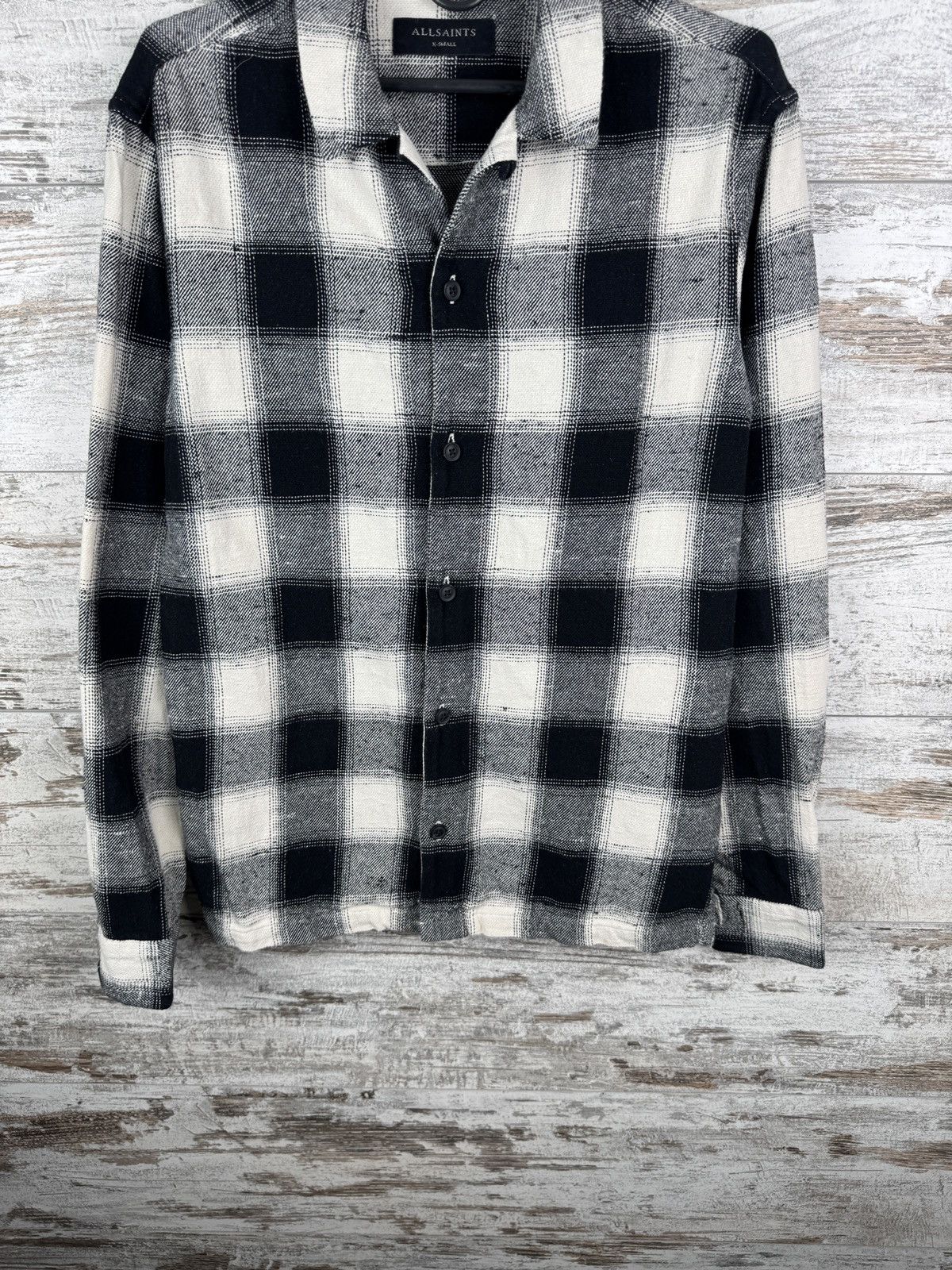 Allsaints Mens Vintage AllSaints ALAMOSA LS SHIRT button up flannel Size US S / EU 44-46 / 1 - 4 Thumbnail