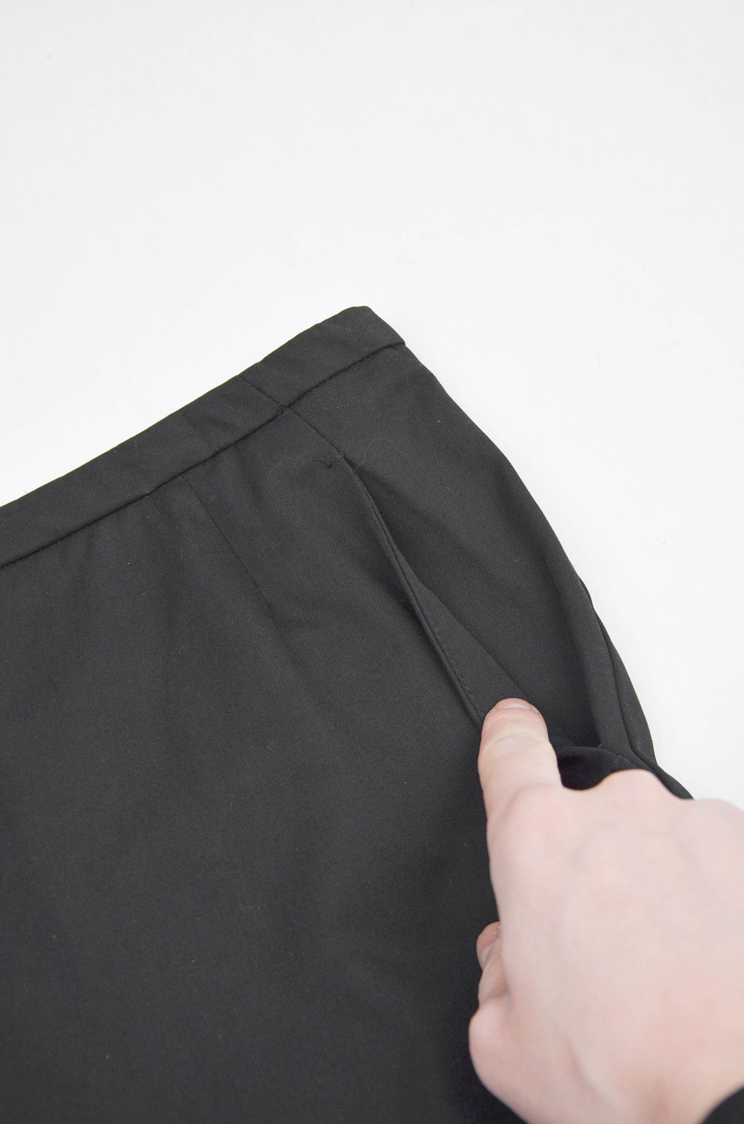 Miu Miu Miu Miu 2007 Wool Pencil Skirt Black - Size IT38 Size 26" / US 2 / IT 38 - 6 Thumbnail