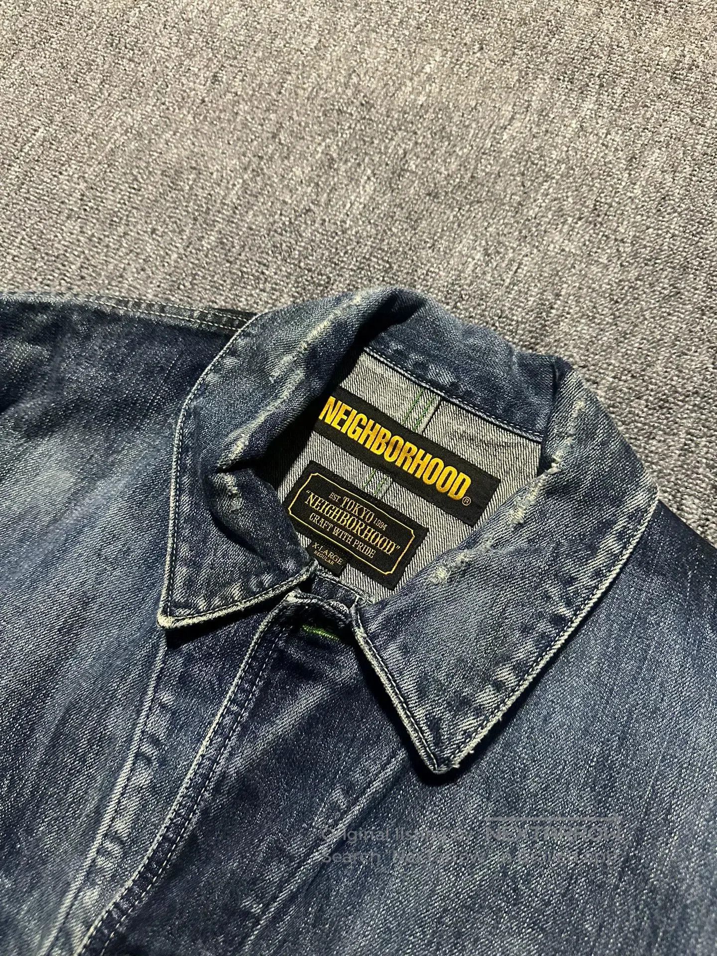Neighborhood NEIGHBORHOOD Railway Denim Jacket. Size US XL / EU 56 / 4 - 2 Thumbnail