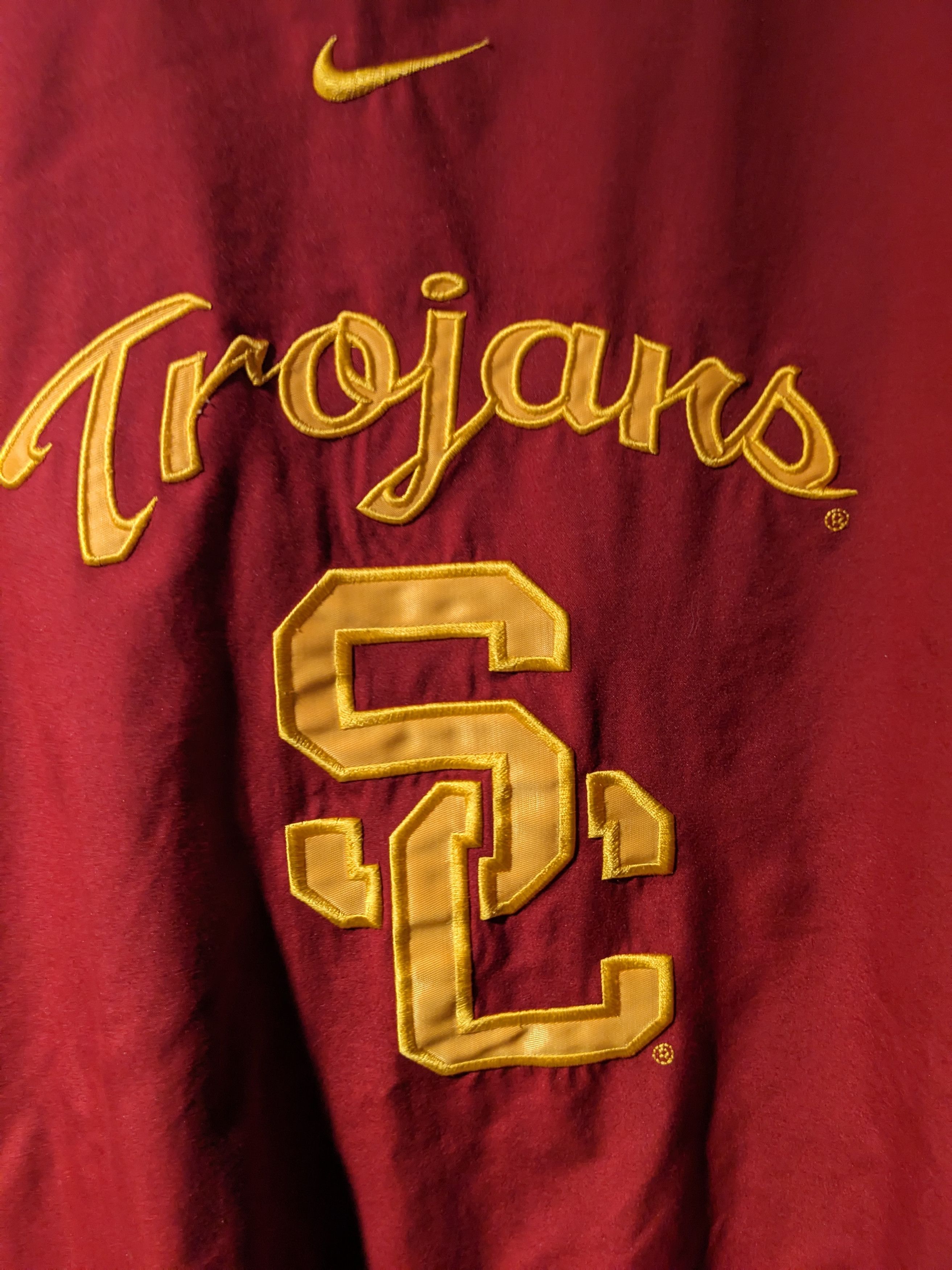Nike × Vintage Vintage Y2K Nike Swoosh Uni Southern California Windbreaker Size US XL / EU 56 / 4 - 2 Thumbnail