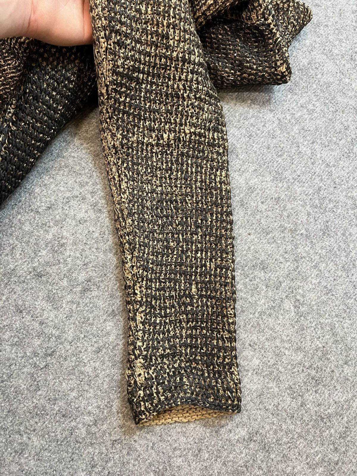 Issey Miyake VINTAGE ARCHIVE ISSEY MIYAKE JAPAN PAPER KNIT HAND MADE SWEA Size US XL / EU 56 / 4 - 12 Thumbnail