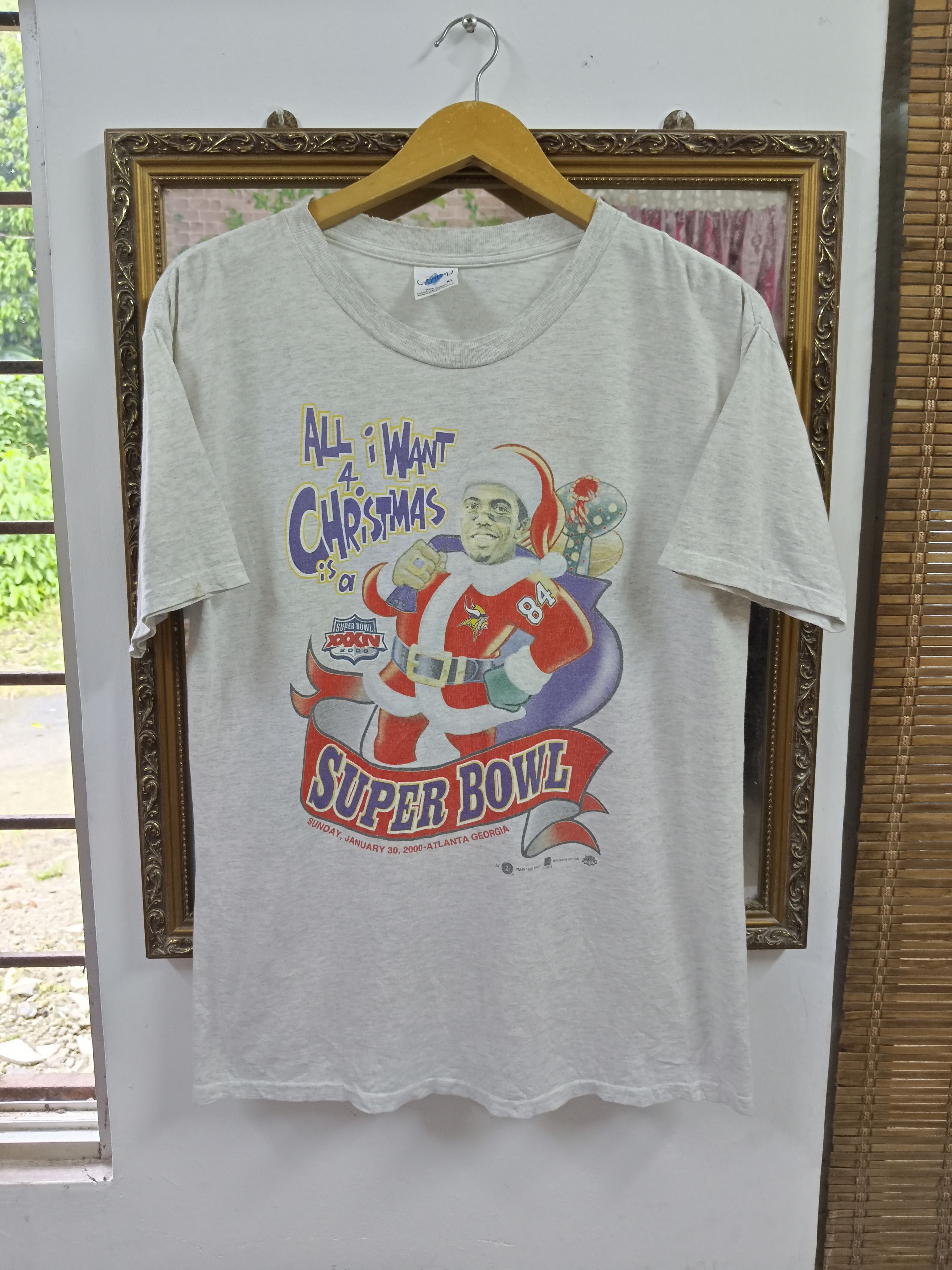 NFL × Vintage VINTAGE 90s SICK SUPER BOWL NFL SHIRT Size US M / EU 48-50 / 2 - 1 Thumbnail