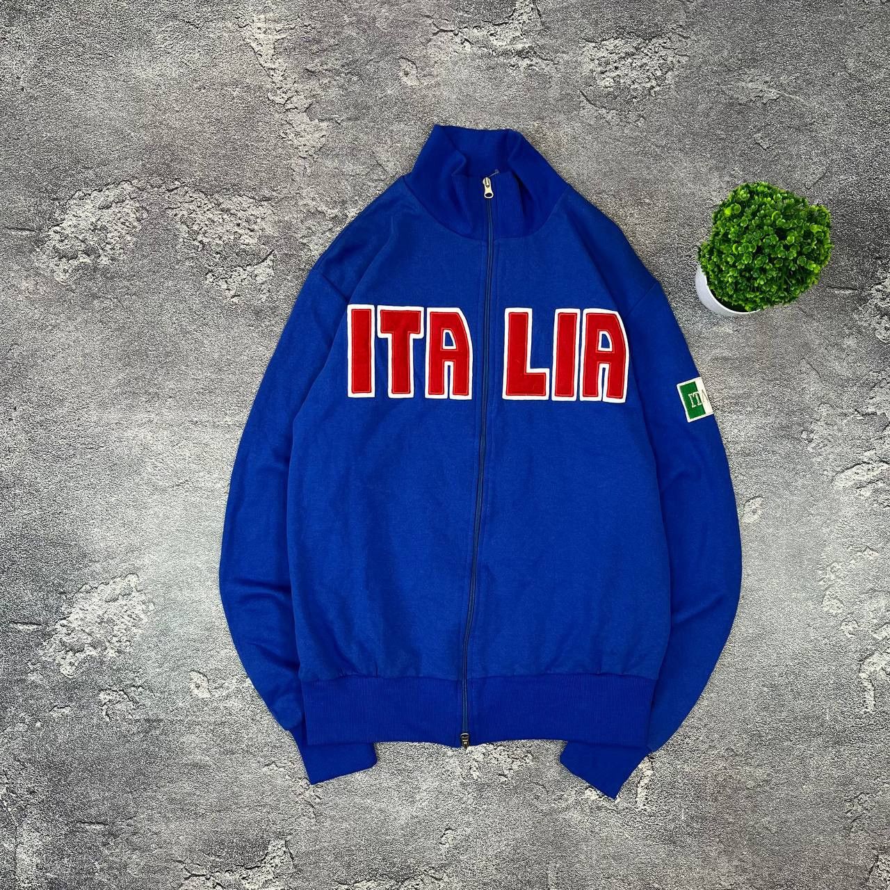 Japanese Brand Vintage Italy Team 🇮🇹Boxy Zip Y2k.Streetwear Size US XL / EU 56 / 4 - 1 Thumbnail