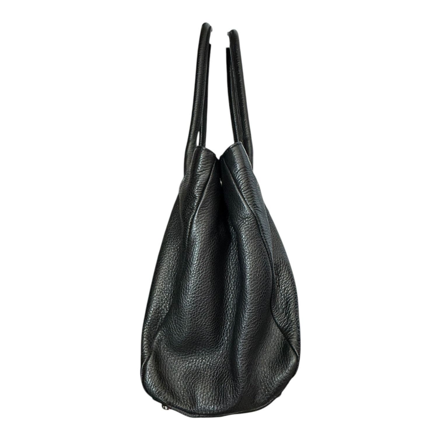 Furla FURLA Black Pebbled Leather Tote shoulder bag Size ONE SIZE - 6 Thumbnail
