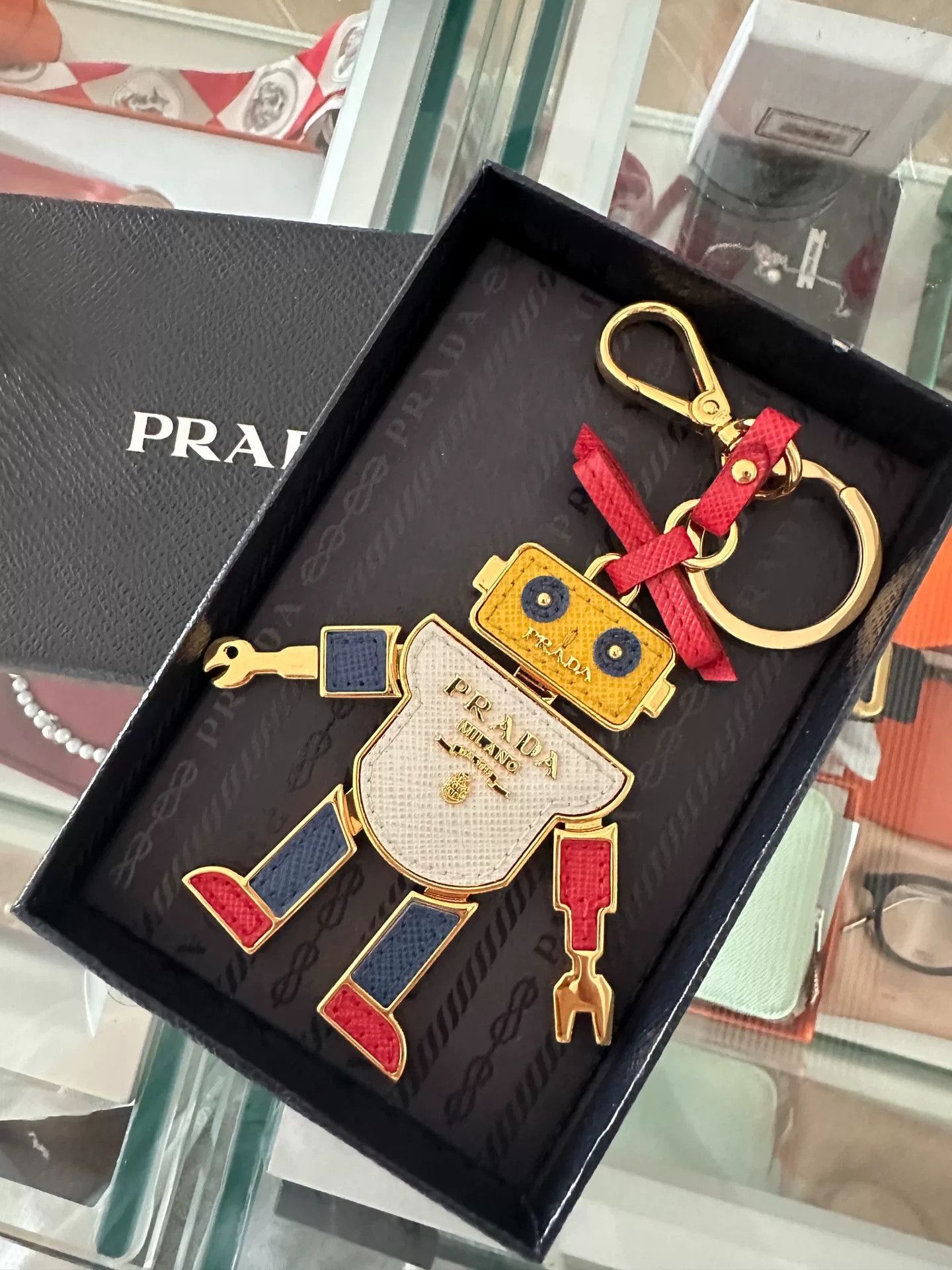 Prada Prada Robot Charm Keychain Size ONE SIZE - 1 Thumbnail