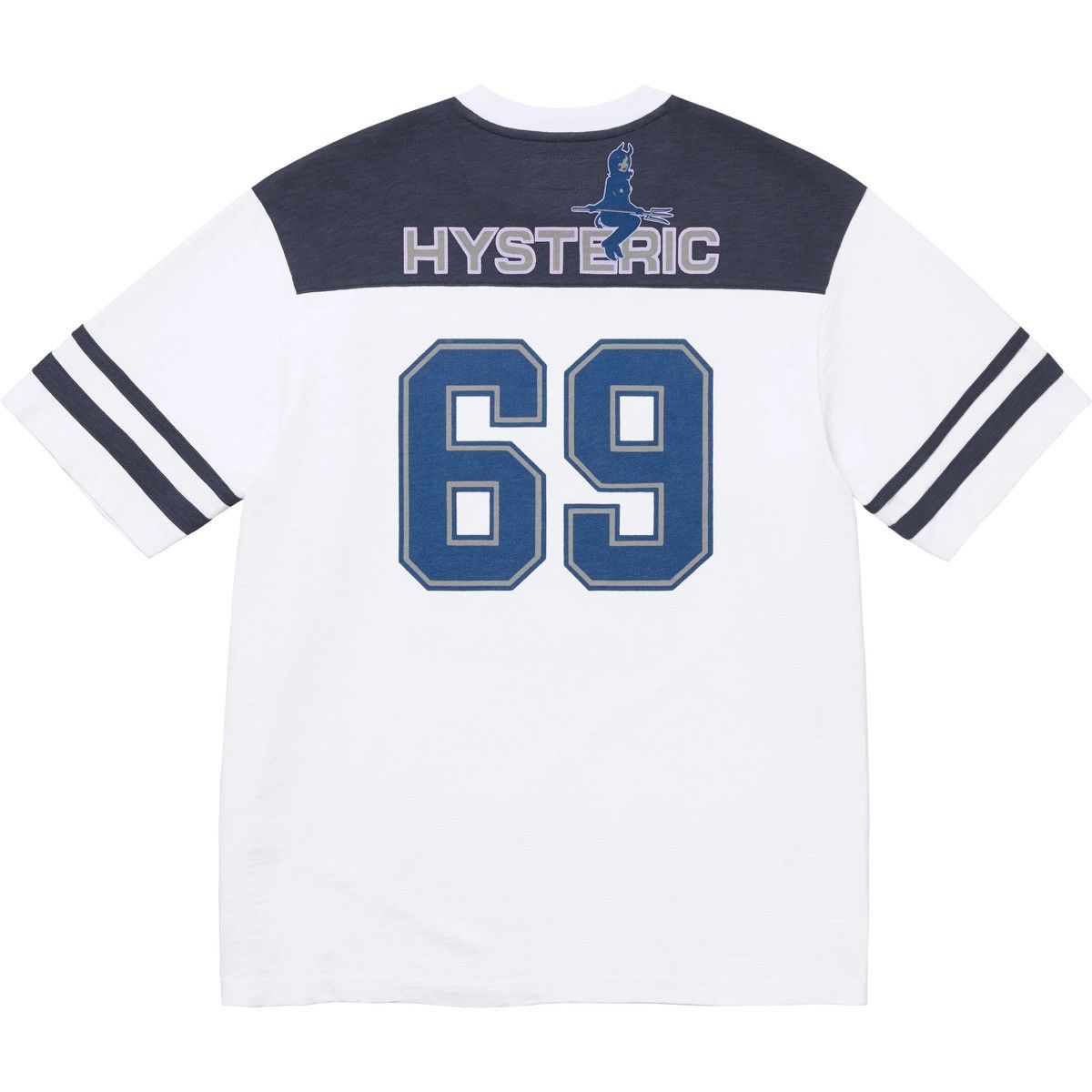 Hysteric Glamour × Supreme SUPREME®/HYSTERIC GLAMOUR 69 FOOTBALL TOP JERSEY WHITE XL Size US XL / EU 56 / 4 - 2 Thumbnail