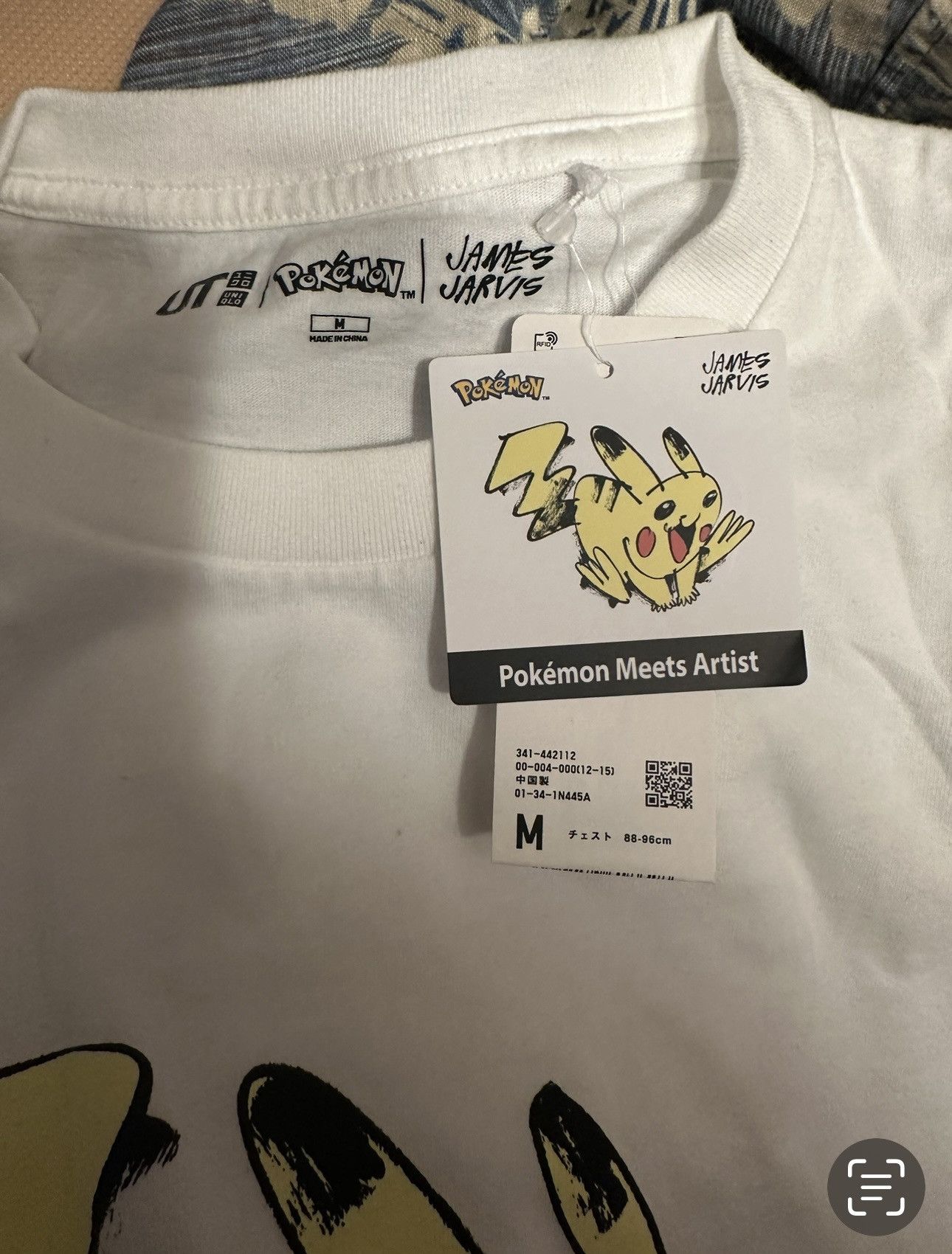 Uniqlo New Uniqlo Pokémon James Jarvis Pikachu T-Shirt Men's Medium Size US M / EU 48-50 / 2 - 4 Thumbnail