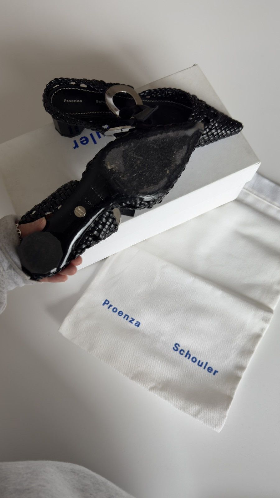 Proenza Schouler Proenza Schouler Leather Woven Mule Size US 6.5 / IT 36.5 - 6 Thumbnail