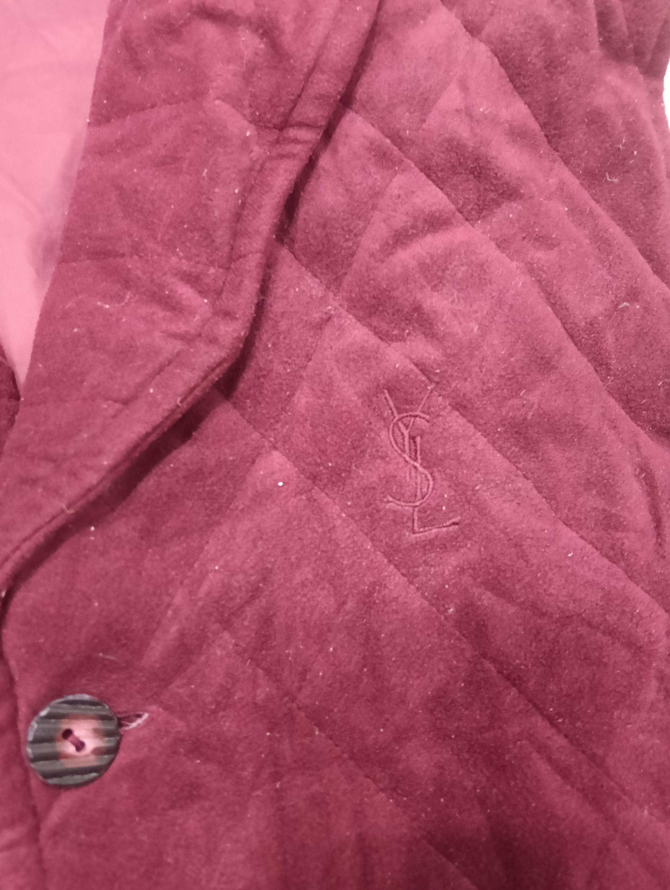 Saint Laurent Paris Vintage Yves Saint Laurent Like Velvet Vest Jacket Size US L / EU 52-54 / 3 - 8 Thumbnail