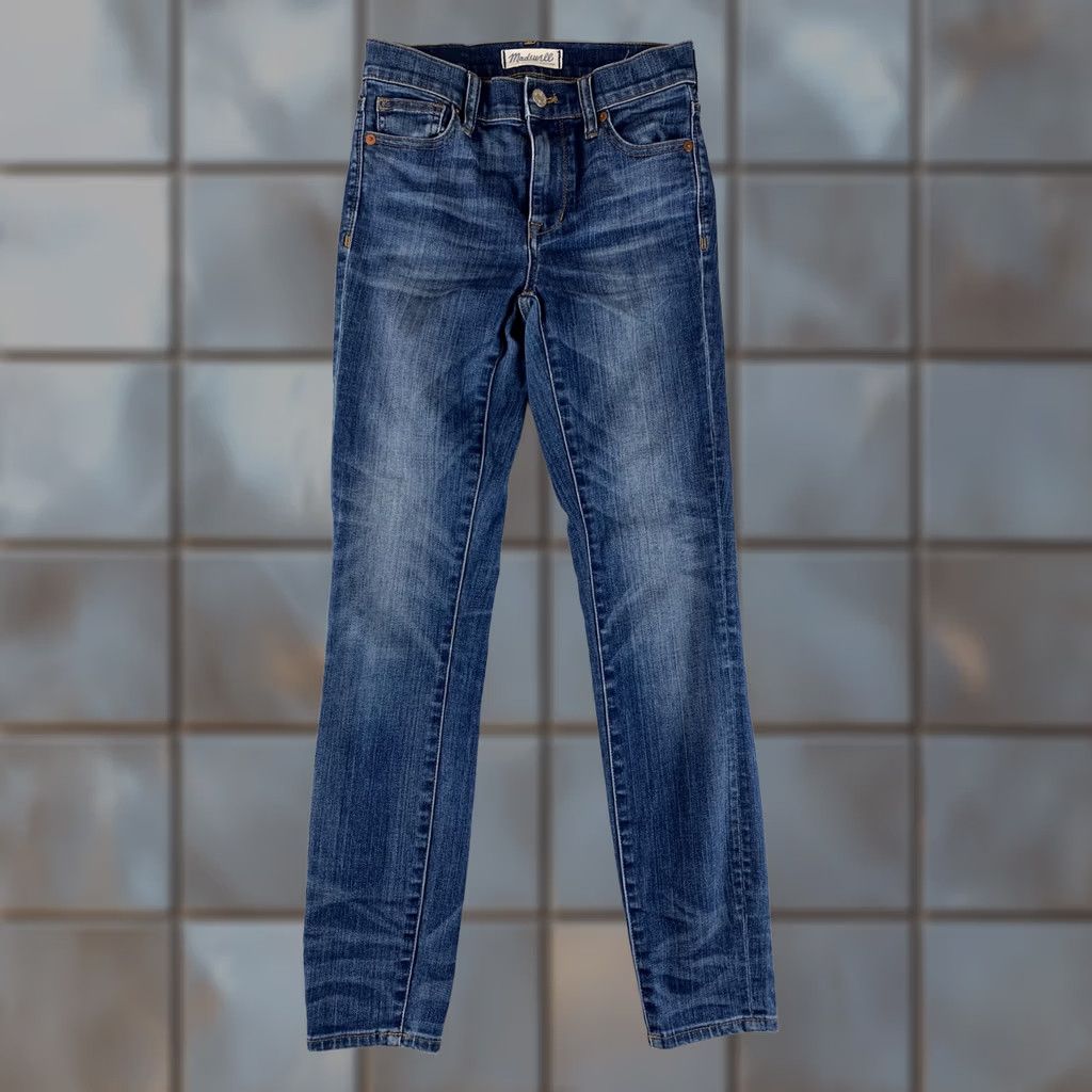Madewell MADEWELL JEANSWOMENSSIZE24BLUEHIGHRISERSKINNY (FLAT LAY IS 25X28) Size 42" / US 20 - 1 Thumbnail